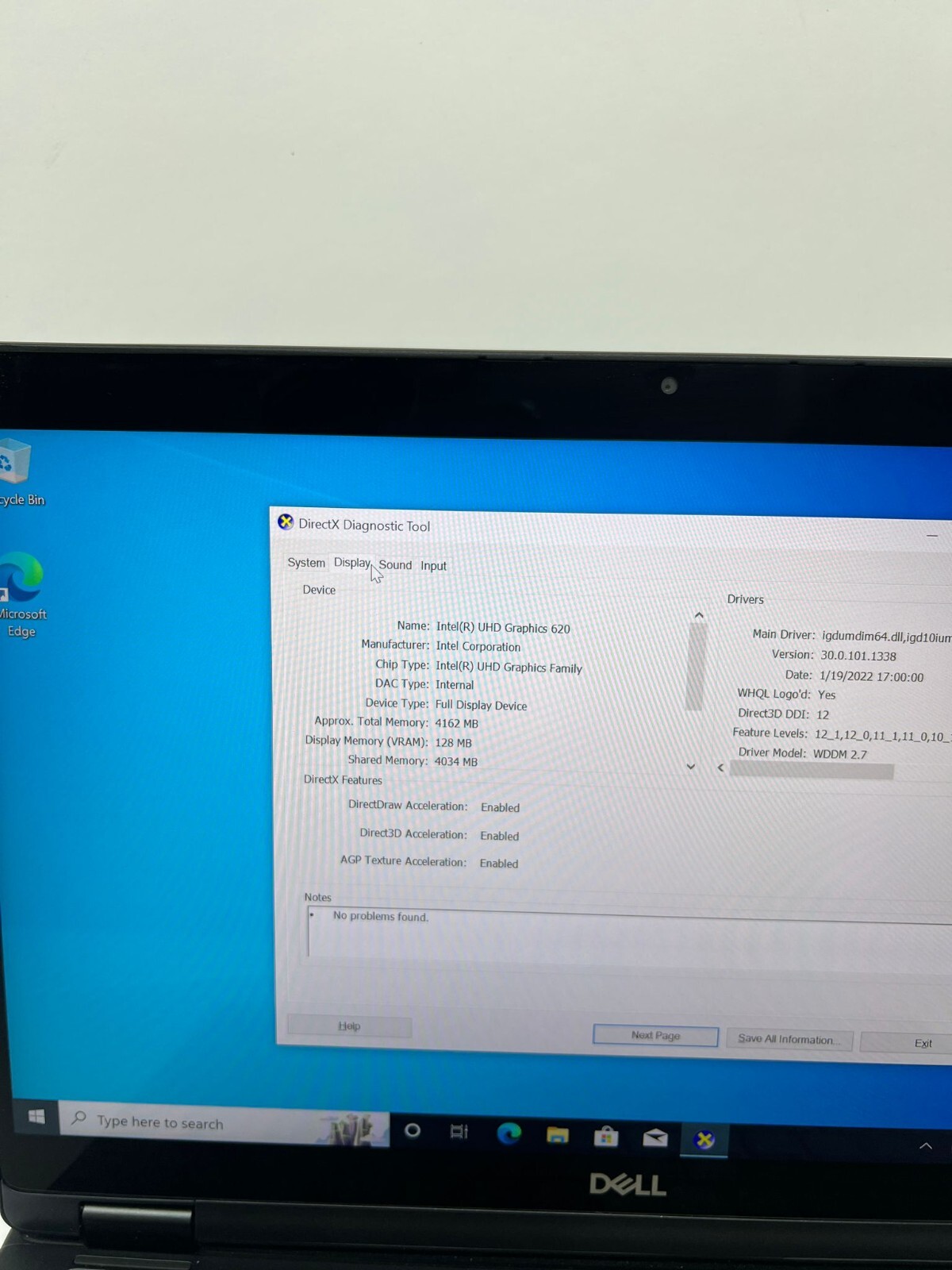 Dell Latitude 3390 Touch Core-i5 8GB RAM 128 SSD 13.3″ Touch Screen 360 Laptop