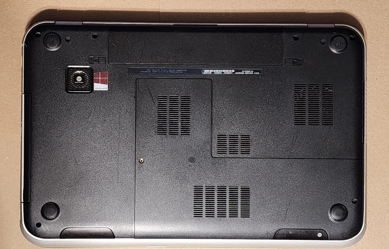 DELL INSPIRON 5721 LAPTOP NOTEBOOK i5/500GB/2GB/DVD REPAIR / PARTS – SEE BELOW