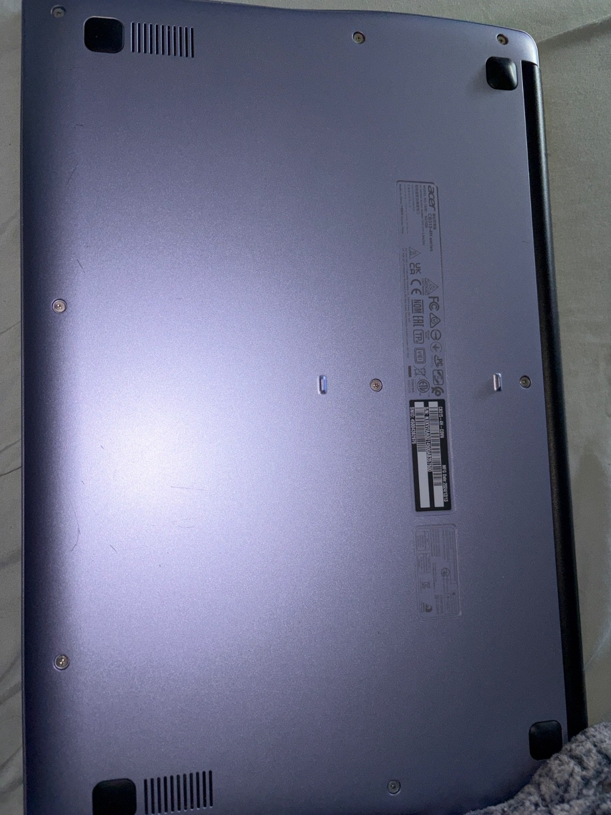 acer chromebook 315 laptop moonstone purple