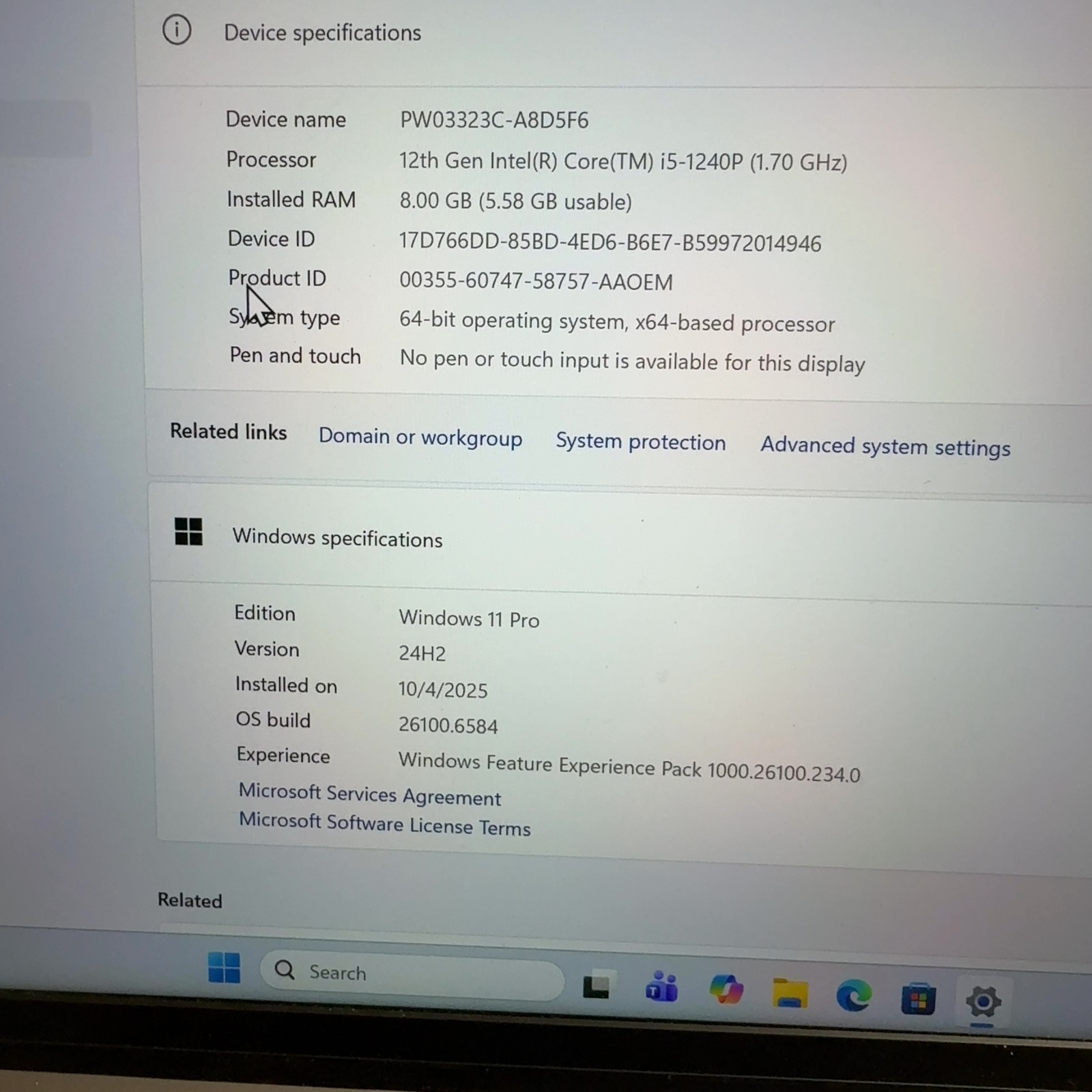 Lenovo ThinkBook 12th Gen i5-1240P 8GB RAM 256GB SSD Windows 11 Pro Laptop