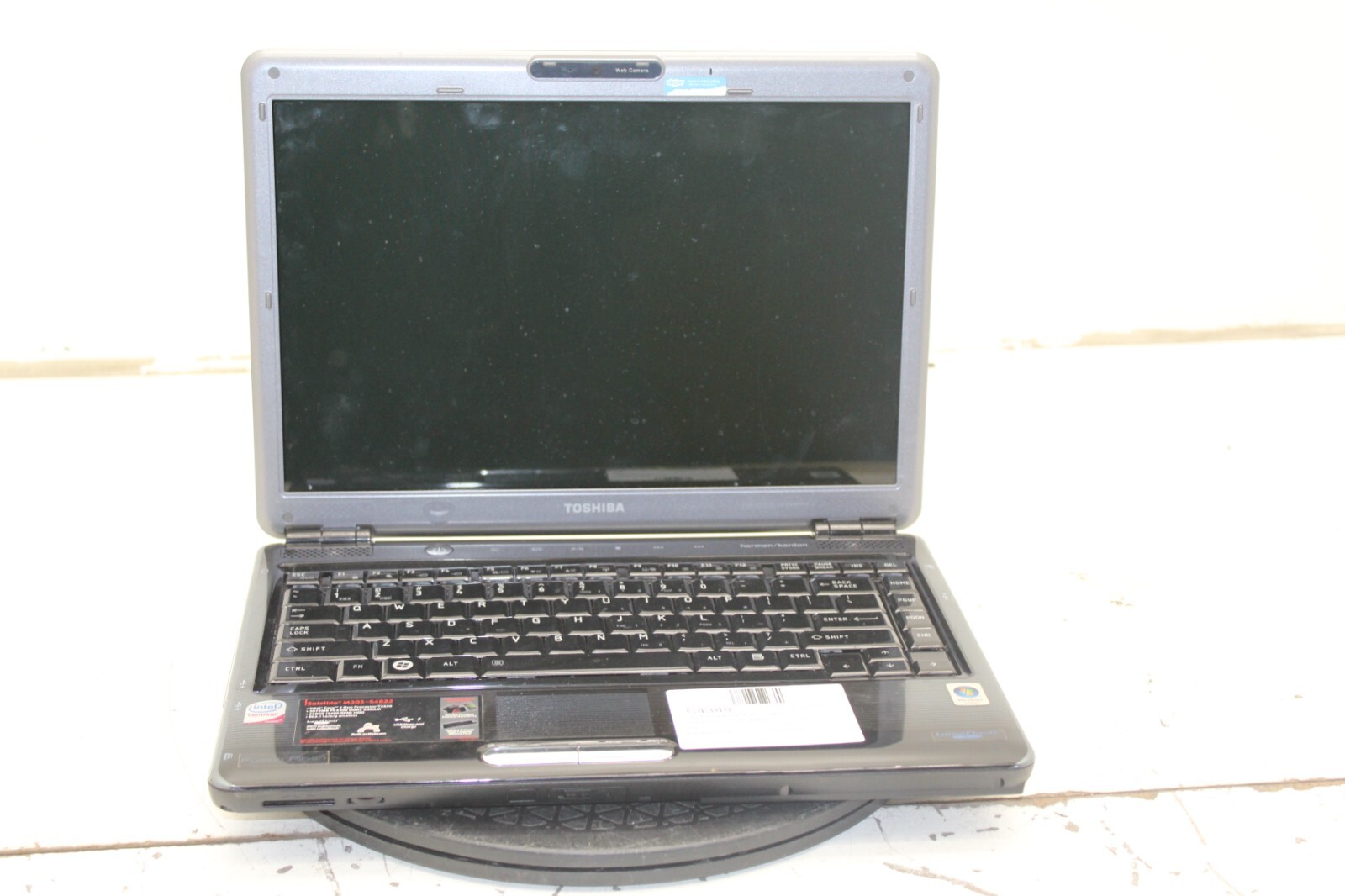 Toshiba Satellite M305-S4822 Laptop Intel Core 2 Duo T5500 3GB Ram No HDD/Batt