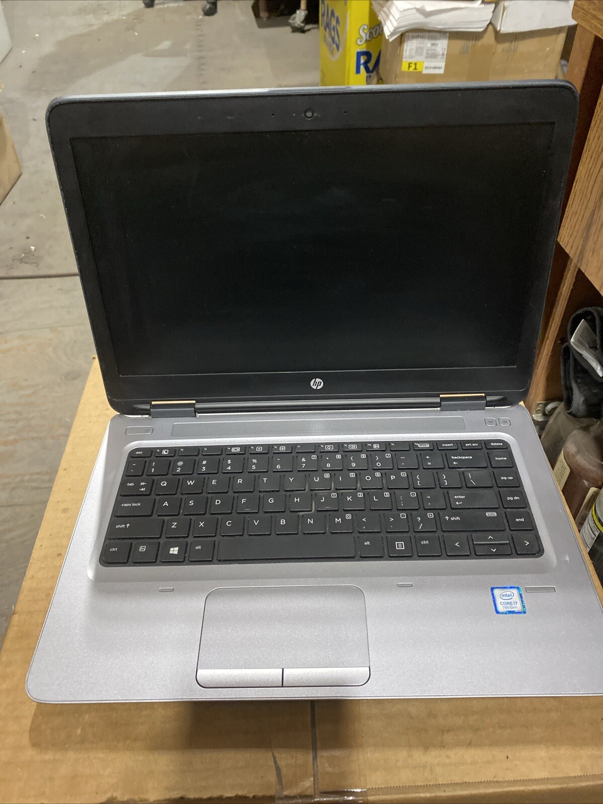 HP PROBOOK 640 G3 INTEL CORE I7-7600U 2.80GHZ 16GB RAM **BIOS L0CKED/ NO BATTERY