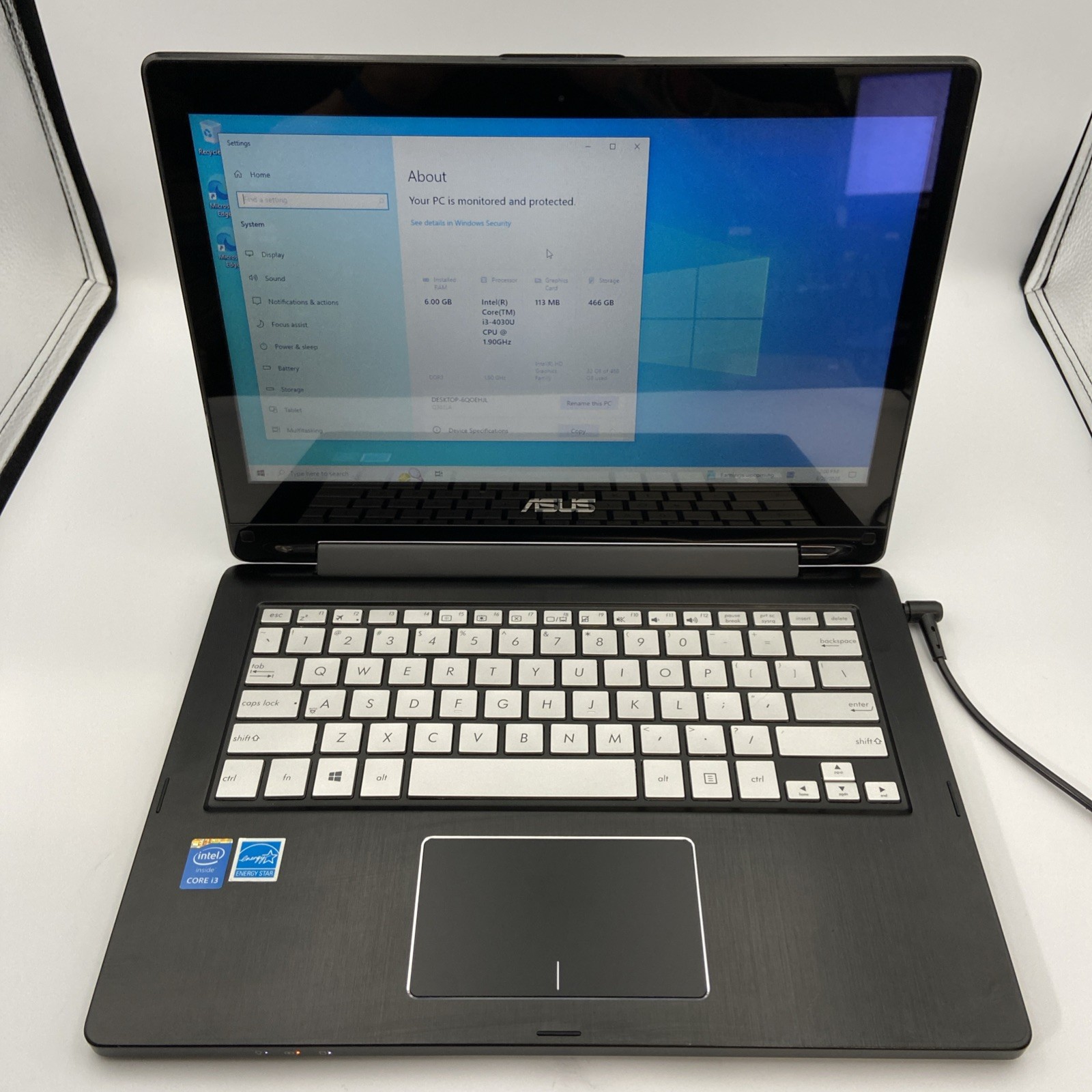 Asus Q302L 13″ Touchscreen Intel i3-4030U @ 1.9GHz 6GB RAM 500GB HDD W10H