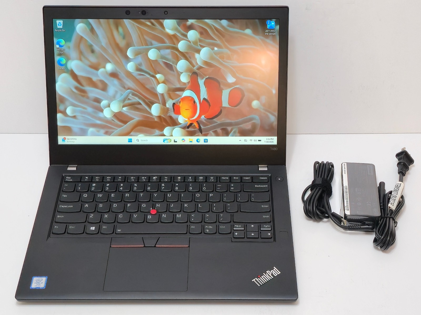 Lenovo ThinkPad T480 (i7-8th 32GB RAM 1TB SSD) 14″ Touch GeForce 2GB GPU