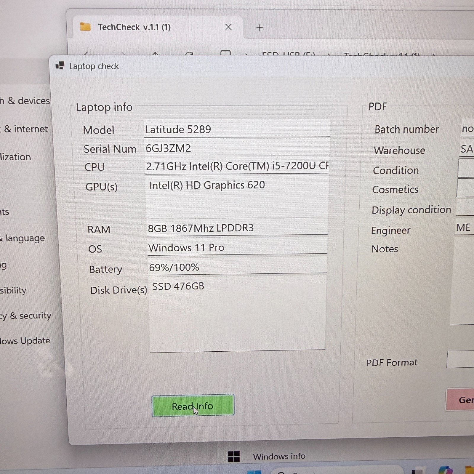 Dell Latitude 5289 2-in-1 Touch i5-7200U 8GB 512GB SSD Win11 Pro Laptop Fair