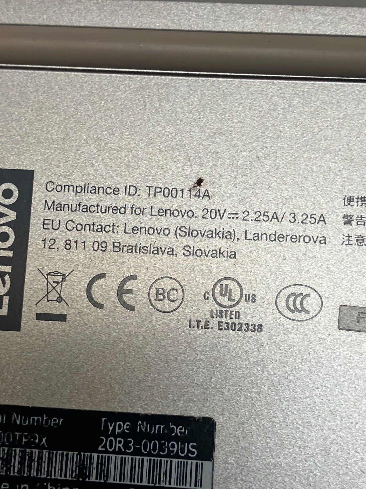 Lenovo Thinkpad L13 i5-10310U 16GB 128GB Windows 11 13″ Laptop 20R3-0039US