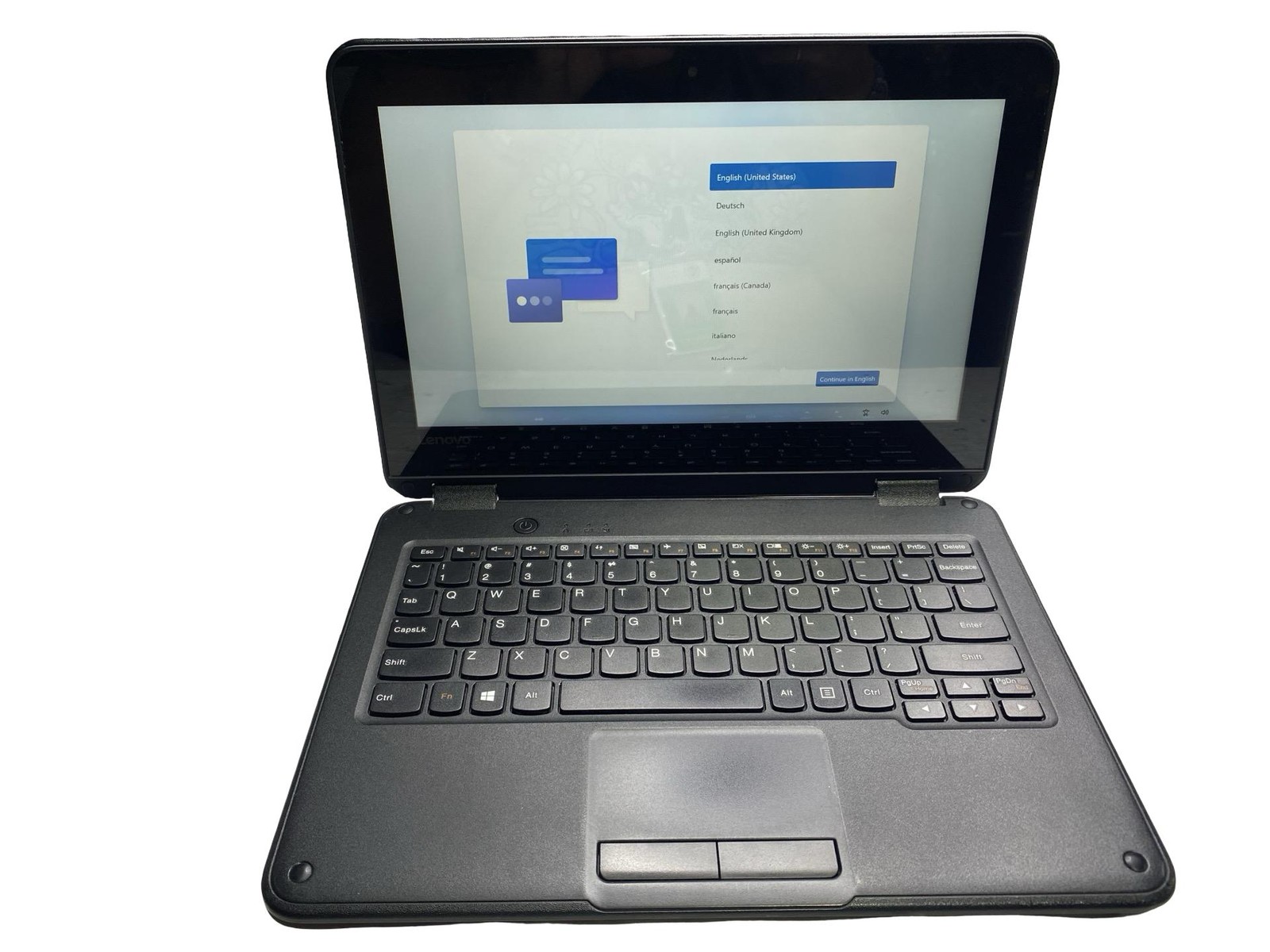Lenovo 300e 81FY TS Celeron N3450 4GB 192GB Win11Pro Grade C Battery Inc