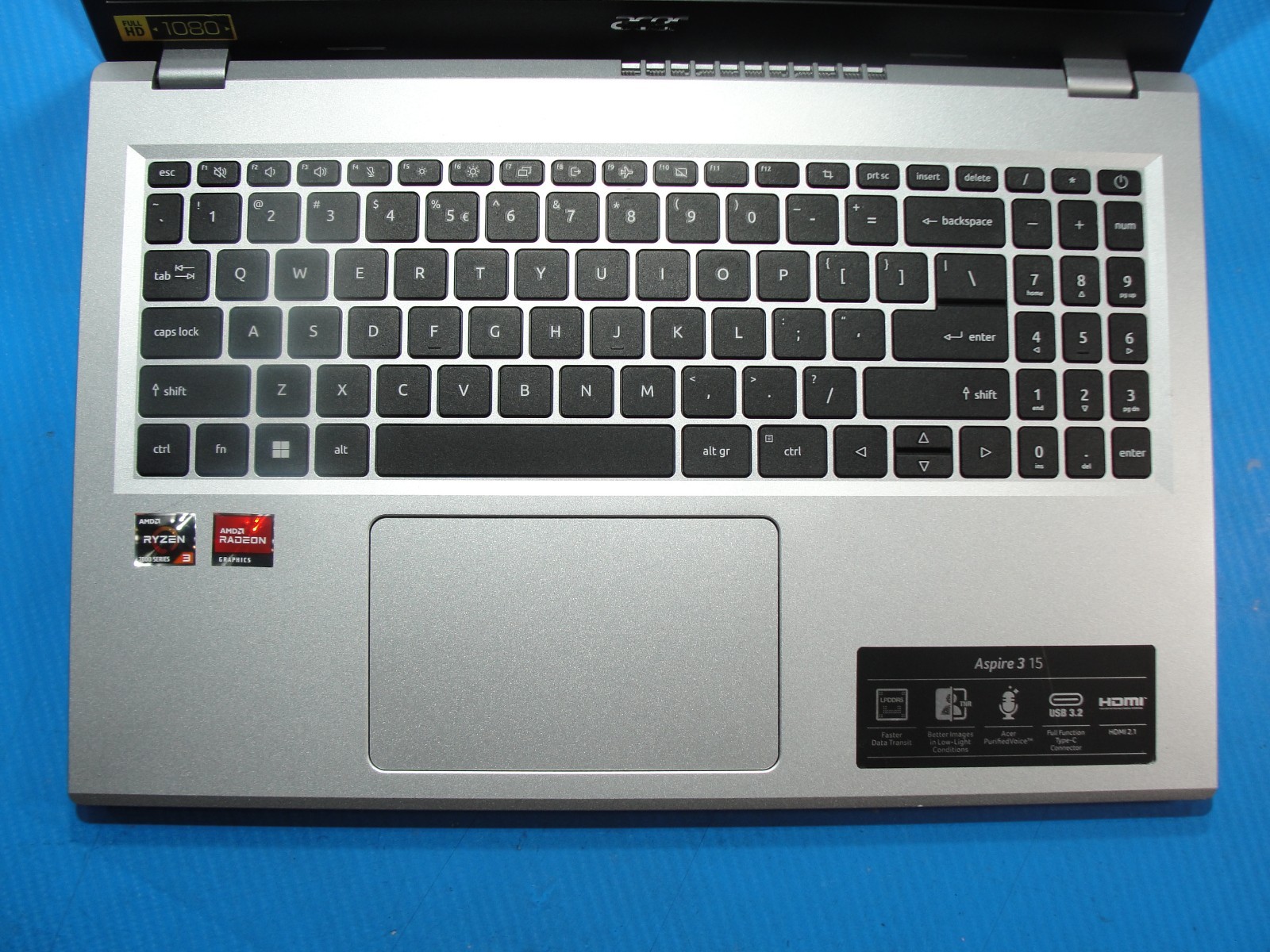 Acer Aspire 3 A315-24P 15.6” FHD Ryzen 3 7320U 8GB 128GB SSD Win11 Home
