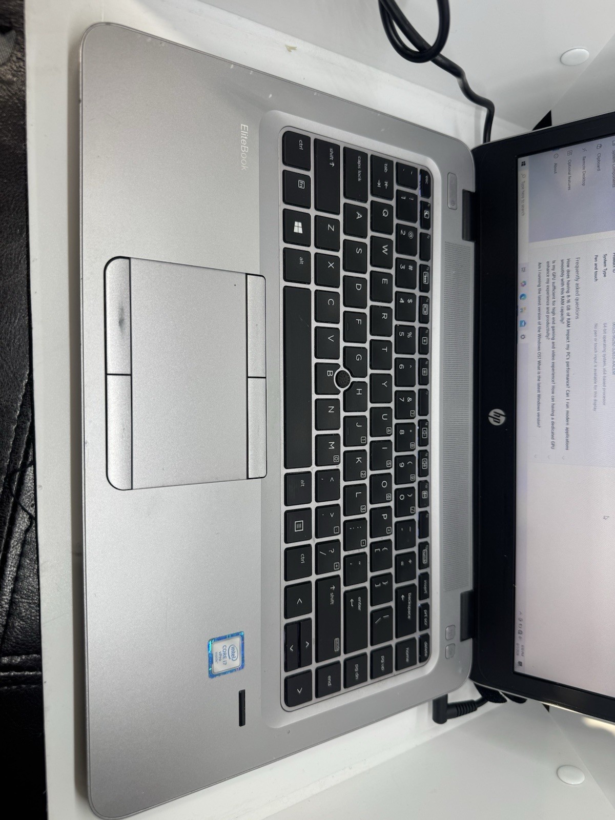HP Elitebook 840 G3 14” (256GB SSD, Intel Core i7 6th Gen., 2.60 GHz, 8GB)…