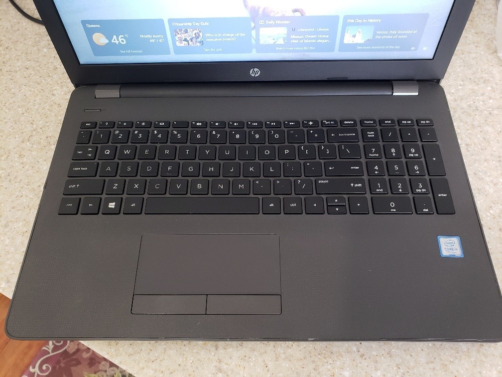 15.6″ HP 250 G6 INTEL CORE i5-7200U 500GB SSD 8GB RAM WIN 11 LAPTOP