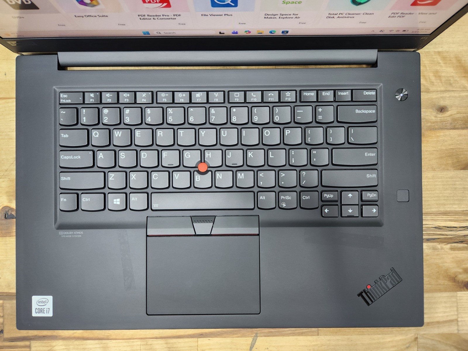 Lenovo ThinkPad P1 Gen 3 15.6 FHD i7-10750H 16GB Quadro T1000 EXCELLENT BATTERY~