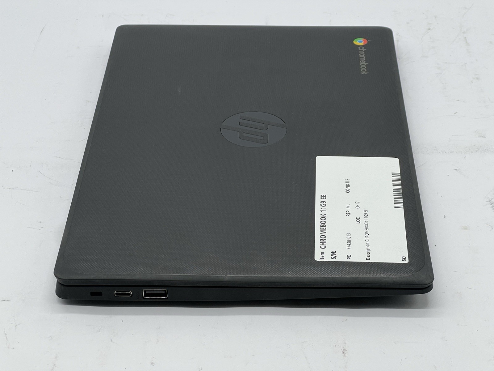 HP Chromebook 11 G9 EE, Celeron N4500, 4GB RAM, 32GB eMMC-No Charger