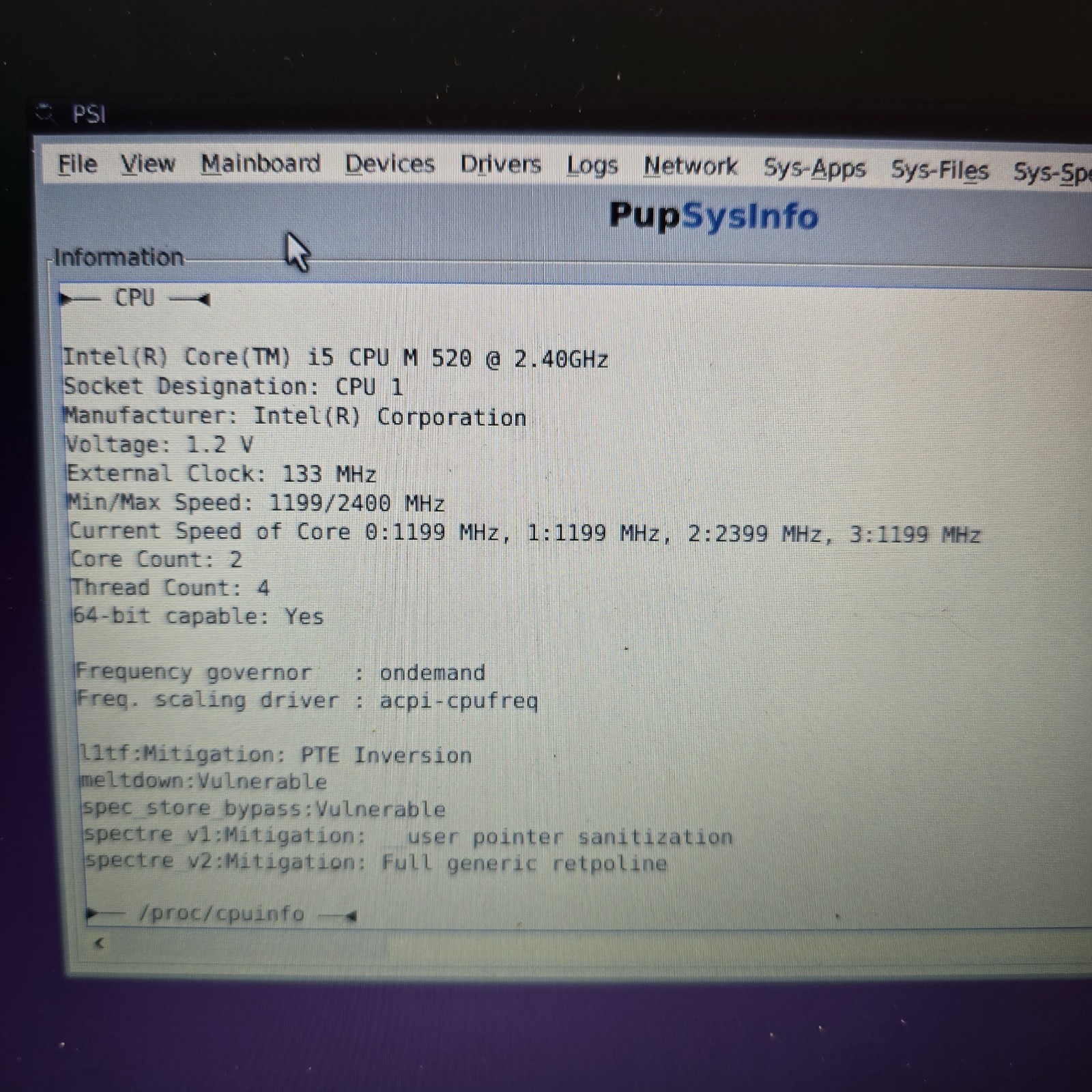 HP EliteBook 8440p i5-M520 2.40GHz 1600×900 3GB RAM FOR PARTS No Charger