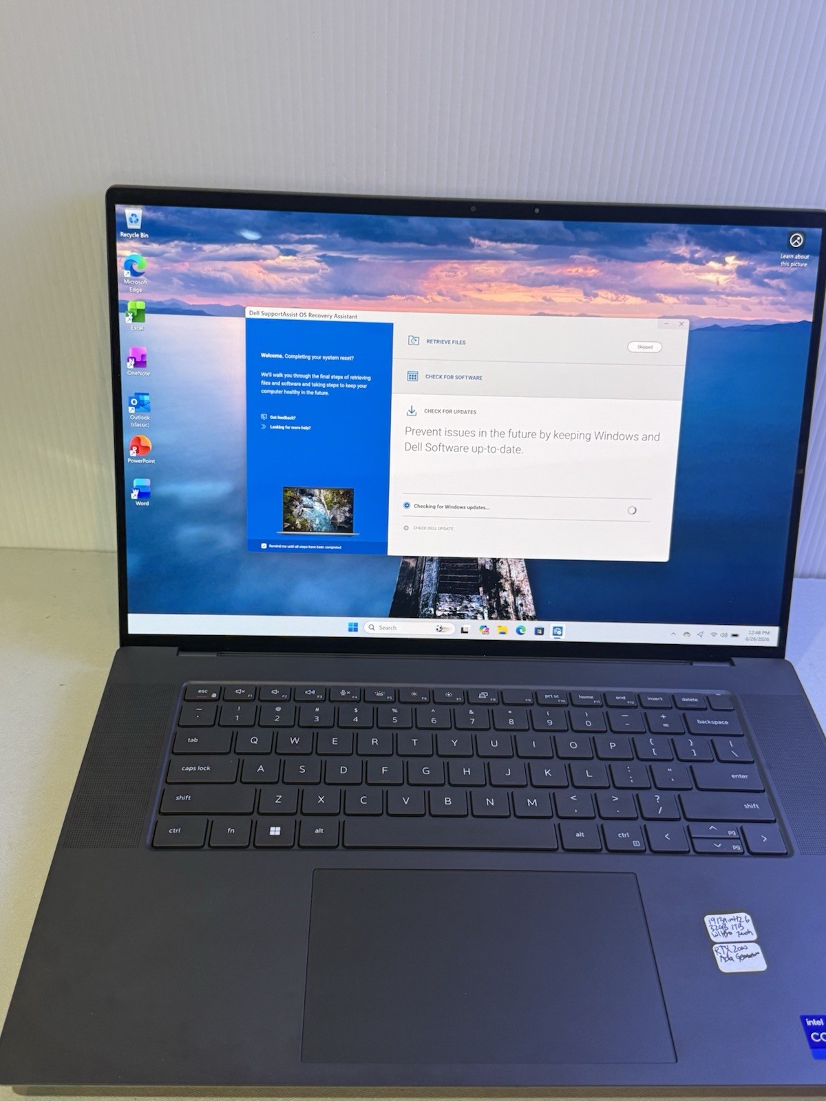 Dell 16″ Precision 5680 WORKSTATION 32GB RAM 1TB SSD Window 11prRTX 2000 Ada