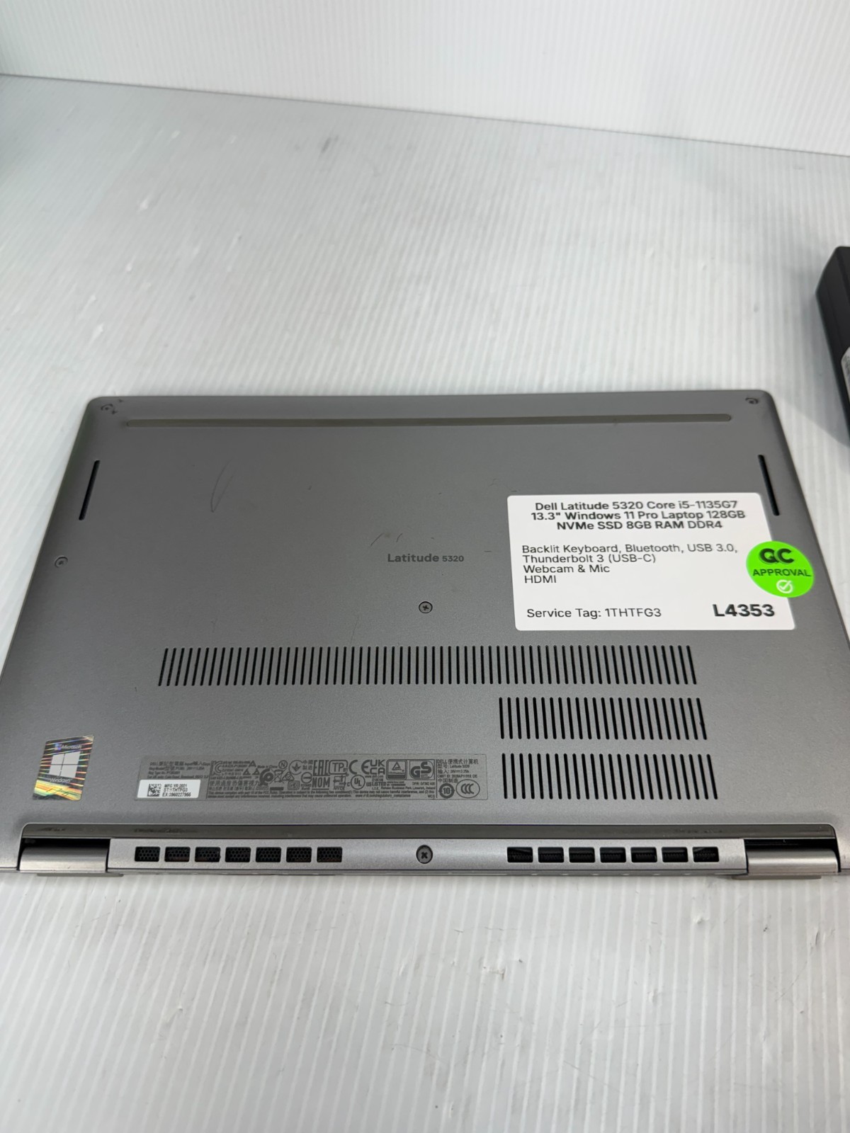 Dell Latitude 5320 i5-1135G7 13.3″ Windows 11 Pro Laptop 128GB SSD 8GB RAM *WEAR