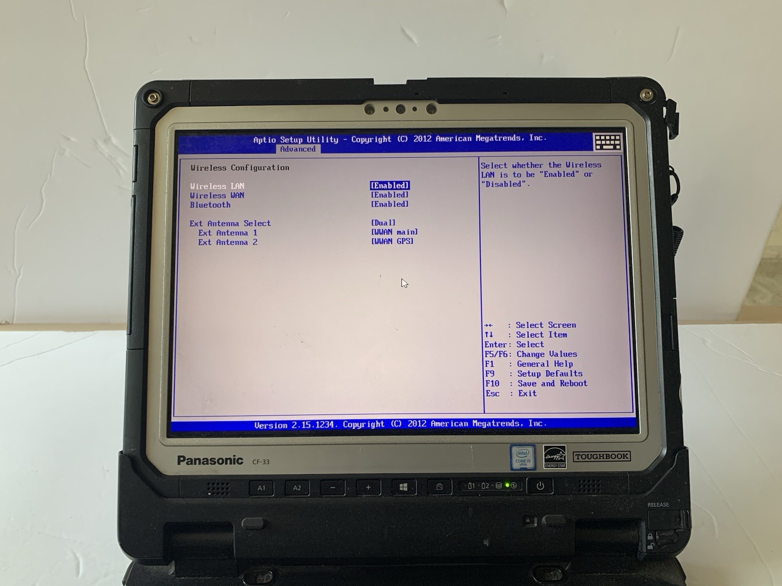 Panasonic Toughbook CF-33- i5-7300U 2.60GHz 256GB SSD 16GB Ram