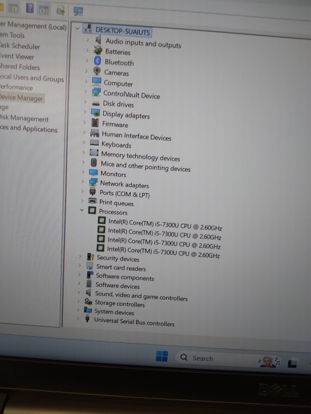 DELL Latitude 7480,7th Gen core i5 ssd 128 gb 8 gb ram 2.60ghz windows 11 pro