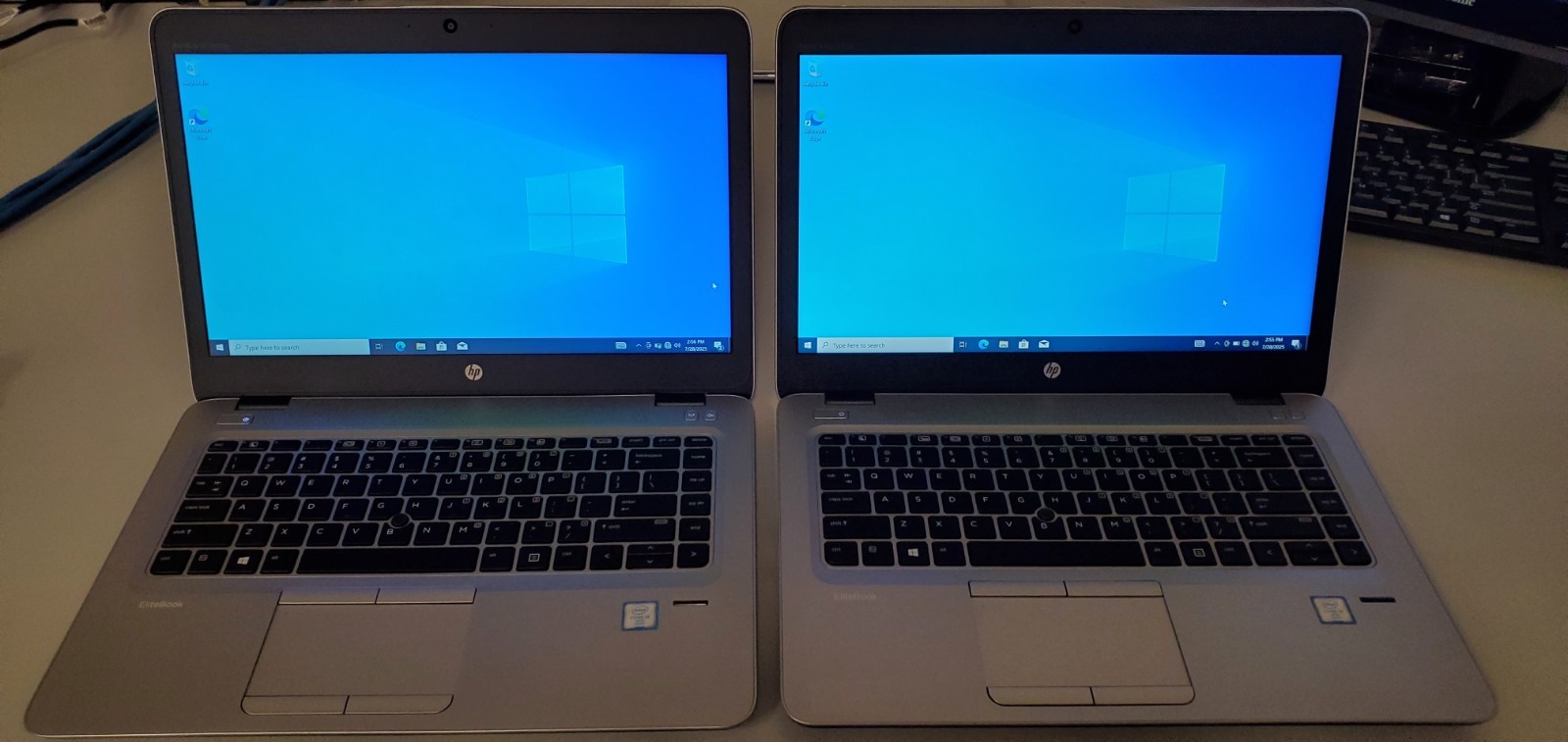 2 Units-not Backlit Key-Used HP EliteBook Gen 3 I5 8gb Ram/240 Gb Ssd Set Of 2