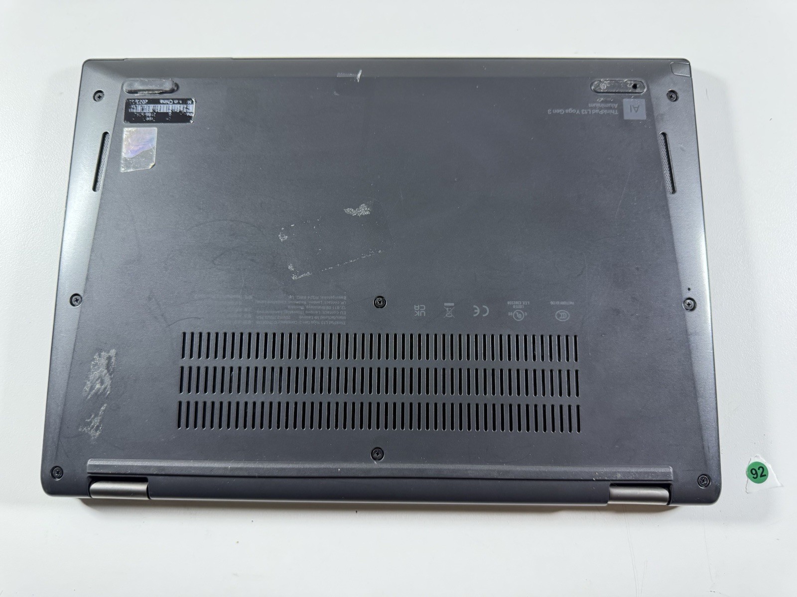 Lenovo ThinkPad L13 Yoga Gen 3 – i5-1245U 16Gb – NO SSD NO OS NO BATTERY READ”