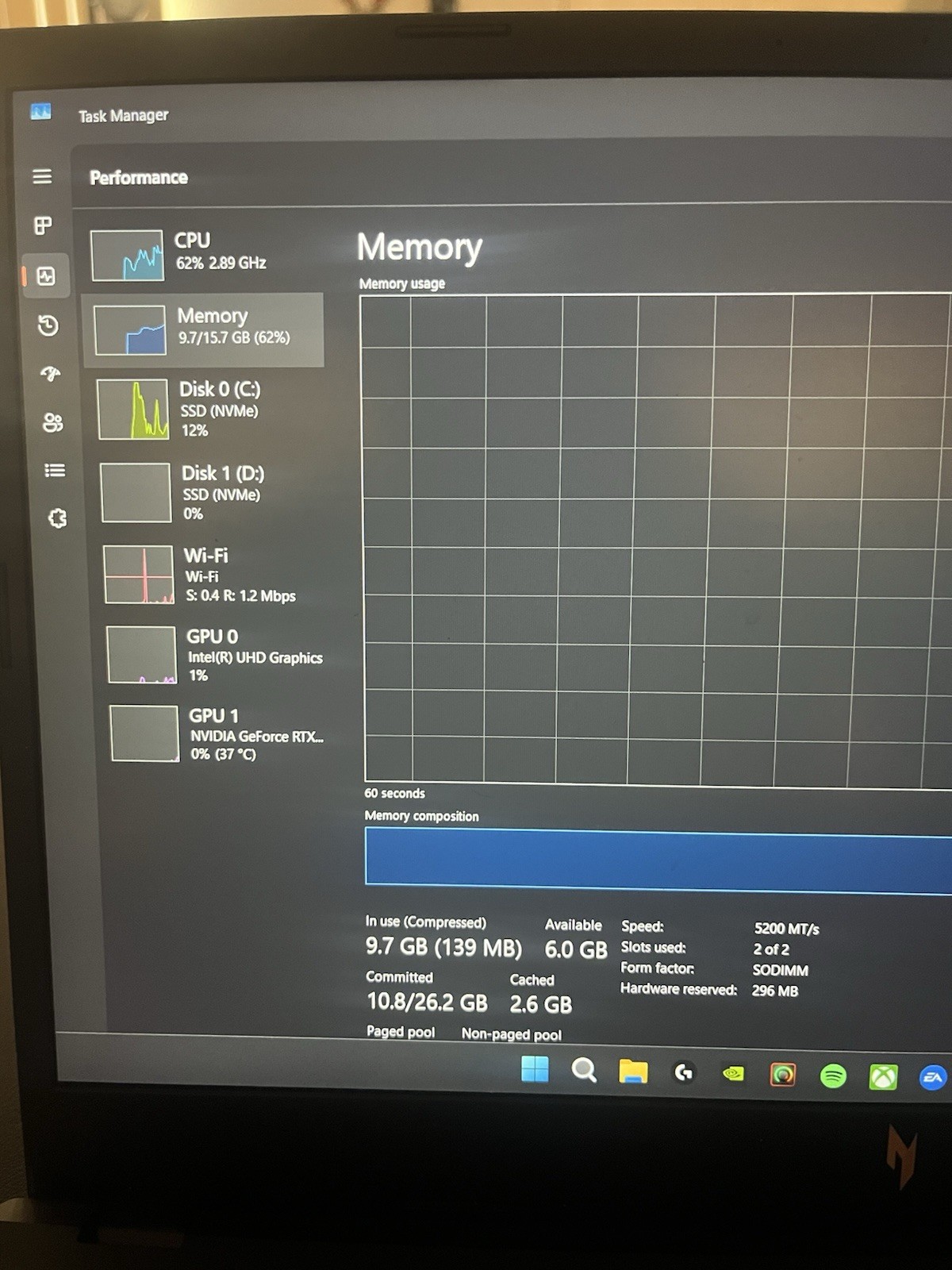 Acer Nitro V15 Laptop ANV15-51 Intel i5-13420H RTX 3050 512GB + 256GB SSDs WORKS