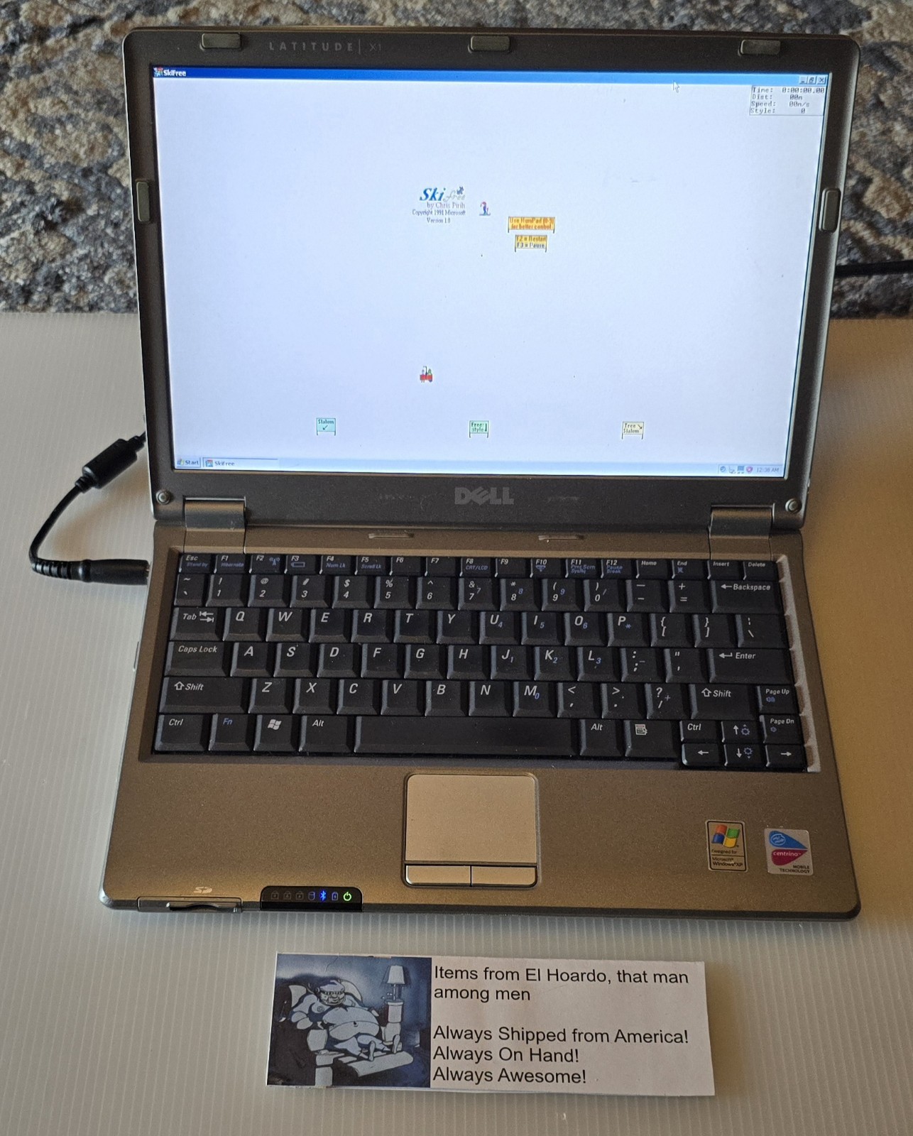 Dell Latitude X1 1.1Ghz Pentium M 1.25GB Ram 30GB HDD Windows XP Pro 32 Bit