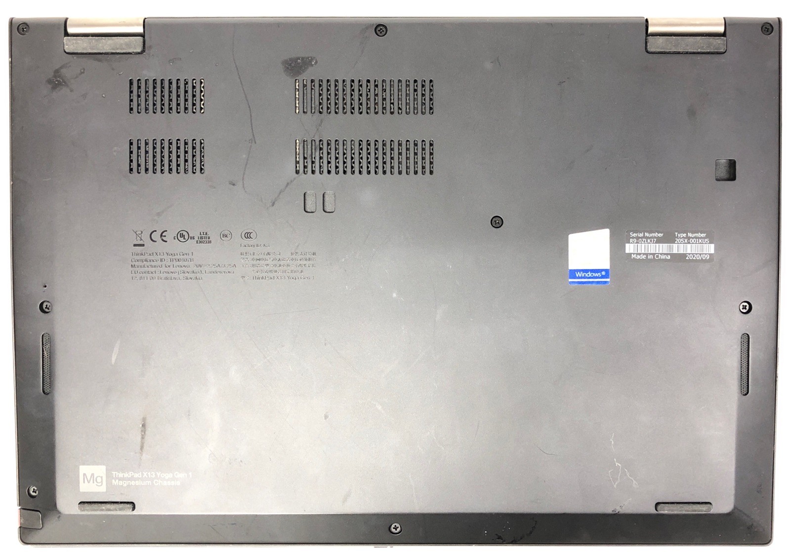 Lenovo X13 Yoga, Intel Core i7-10510U @1.80Ghz,16GB RAM, 512GB SSD, W11, Touch