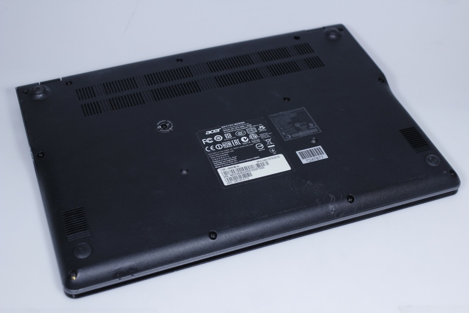 GENUINE ACER CHROMEBOOK C720 11.6INCH ZHN 34054 GO 1aii GOOGLE (MISSING OS)
