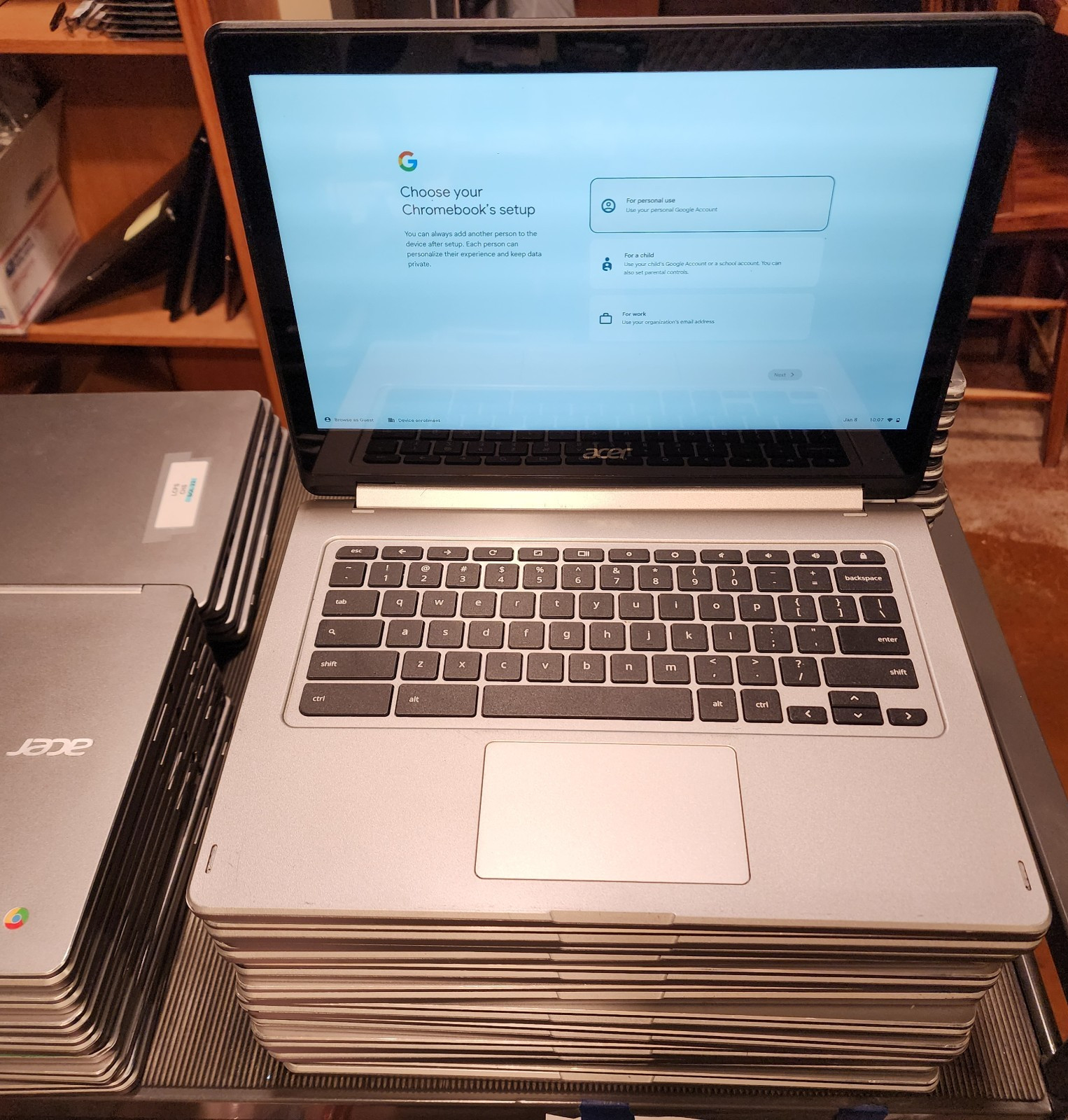 10x Lot 2-in-1 FHD Touch Acer R13 Convertible ChromeBook 13.3″ FHD 4GB 32GB SSD