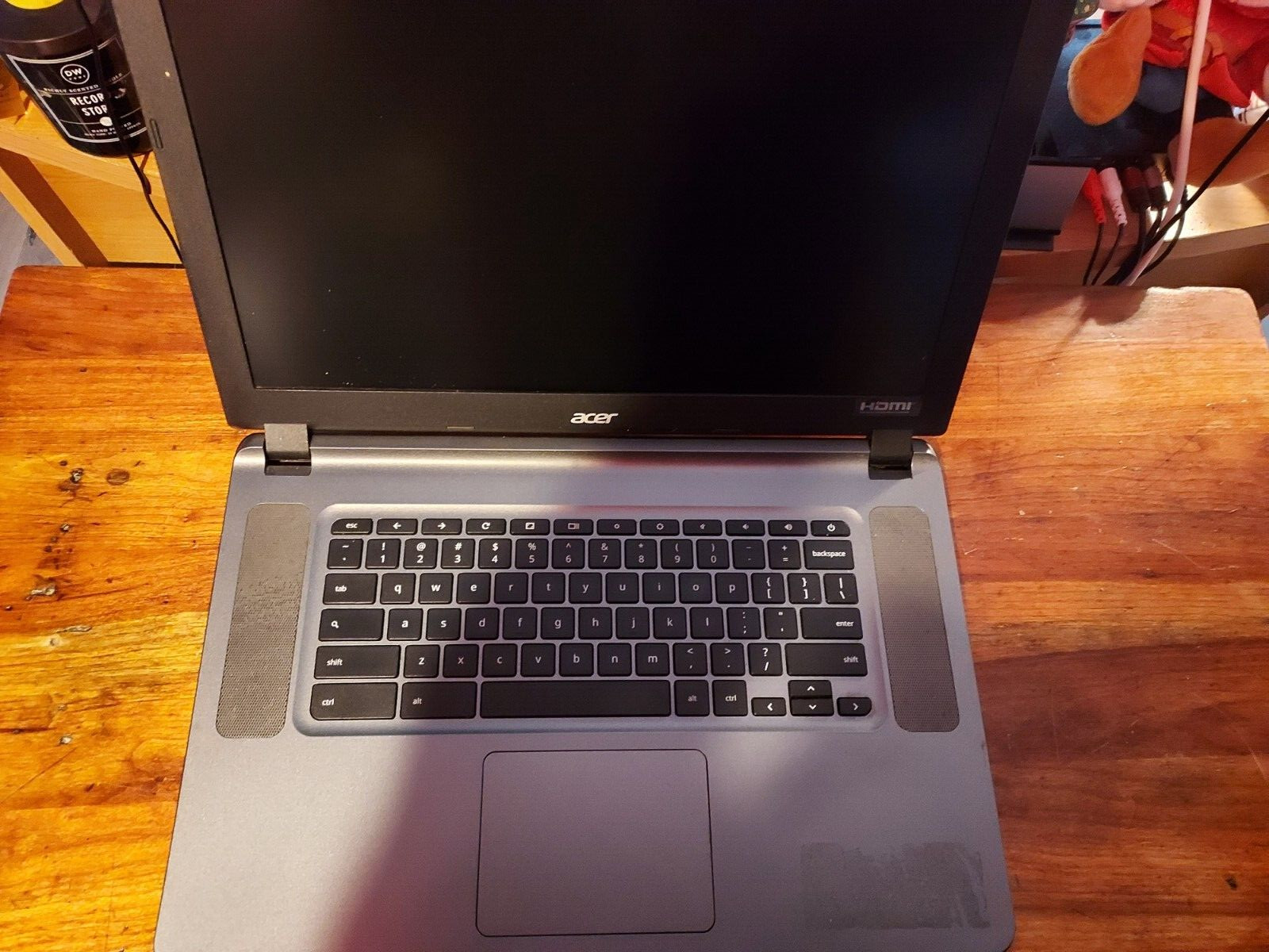 Acer ChromeBook N15Q9 15″ Intel Atom x5-E8000 4GB RAM-NO POWER CORD