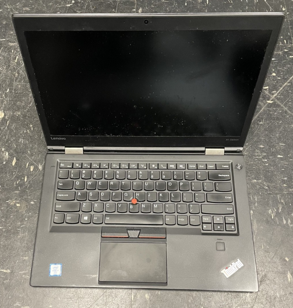 Lenovo ThinkPad X1 Carbon 4th Gen I7-6600U 2.60GHz 8GB No SSD – AS-IS