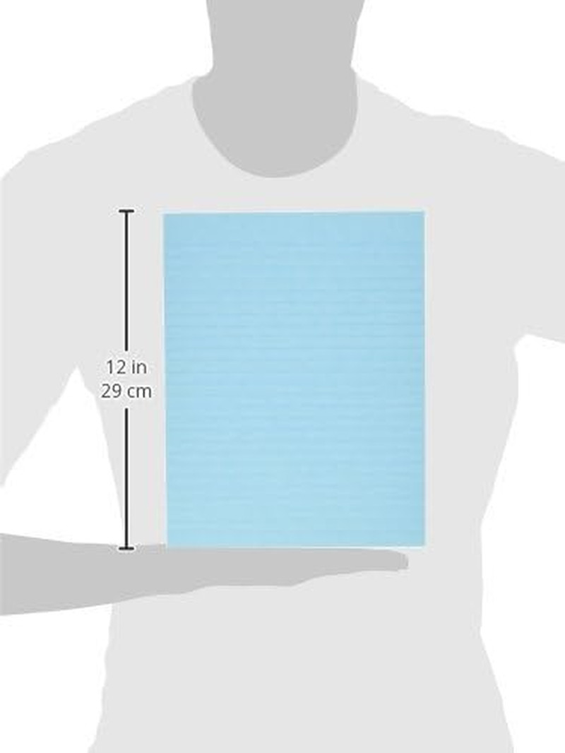 Ruled Exhibit Paper, 8-1/2 X 11 Inches, Assorted Colors, 500 Sheets – 085454