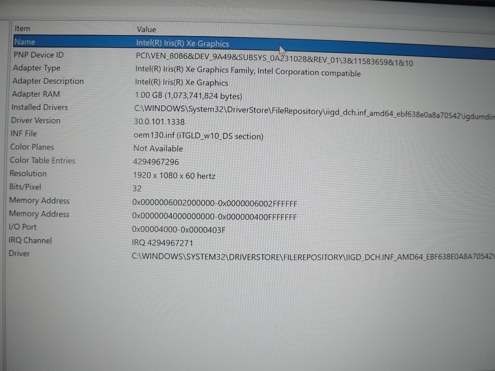 Dell Vostro 3400 14″ FHD Intel Core i5-1135G7 2.4GHz 8GB RAM 1TB HDD +PA