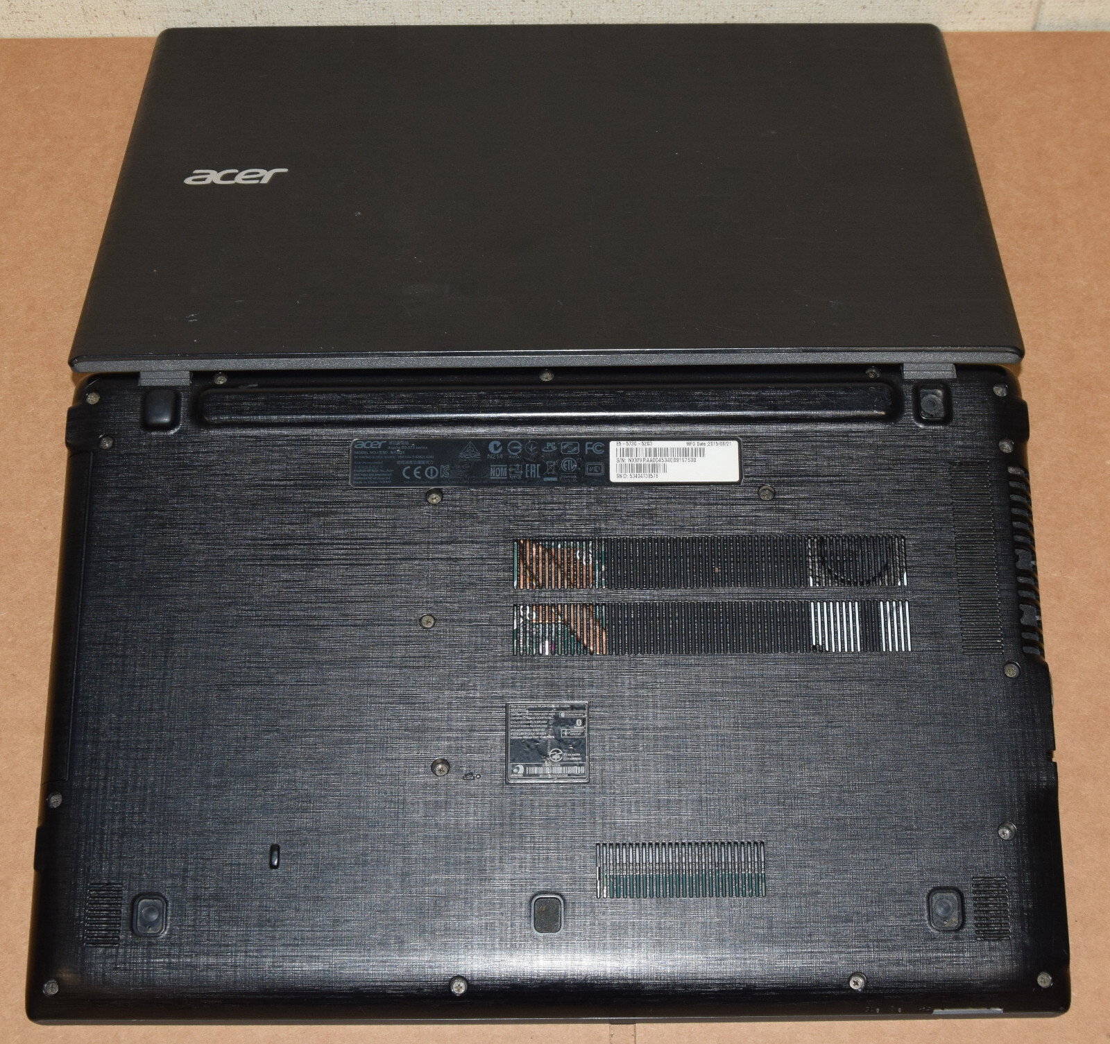 DEAD JUNK Acer Aspire E5-573 N15Q1 E5-573G-52G3 15.6″ Incomplete AS IS Parts