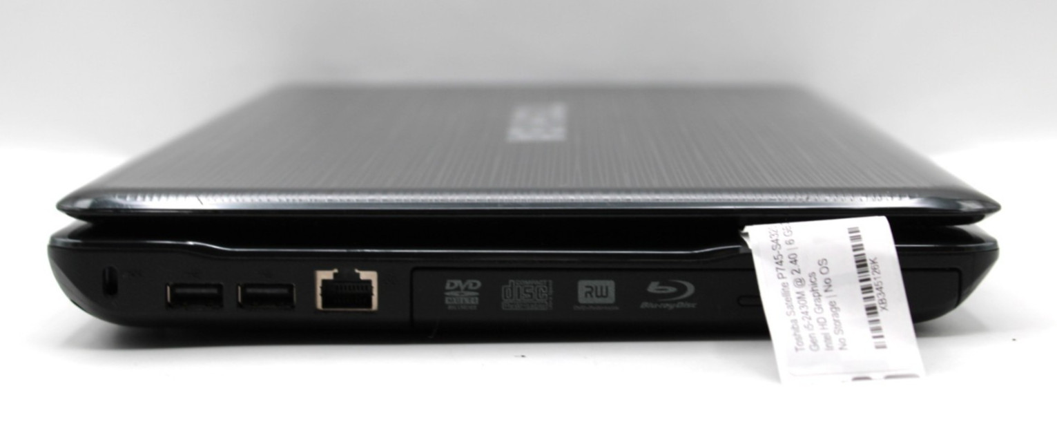 Toshiba Satellite P745 i5-2430M@2.4GHz 6GB DDR3 NO STORAGE OR OS*USED/TESTED*