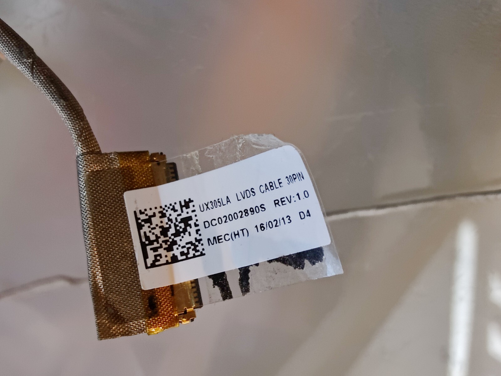 ASUS UX305L UX305F FLAT VIDEO CABLE LVDS DC02002890S 30 PIN UX305LA ORIGINAL #