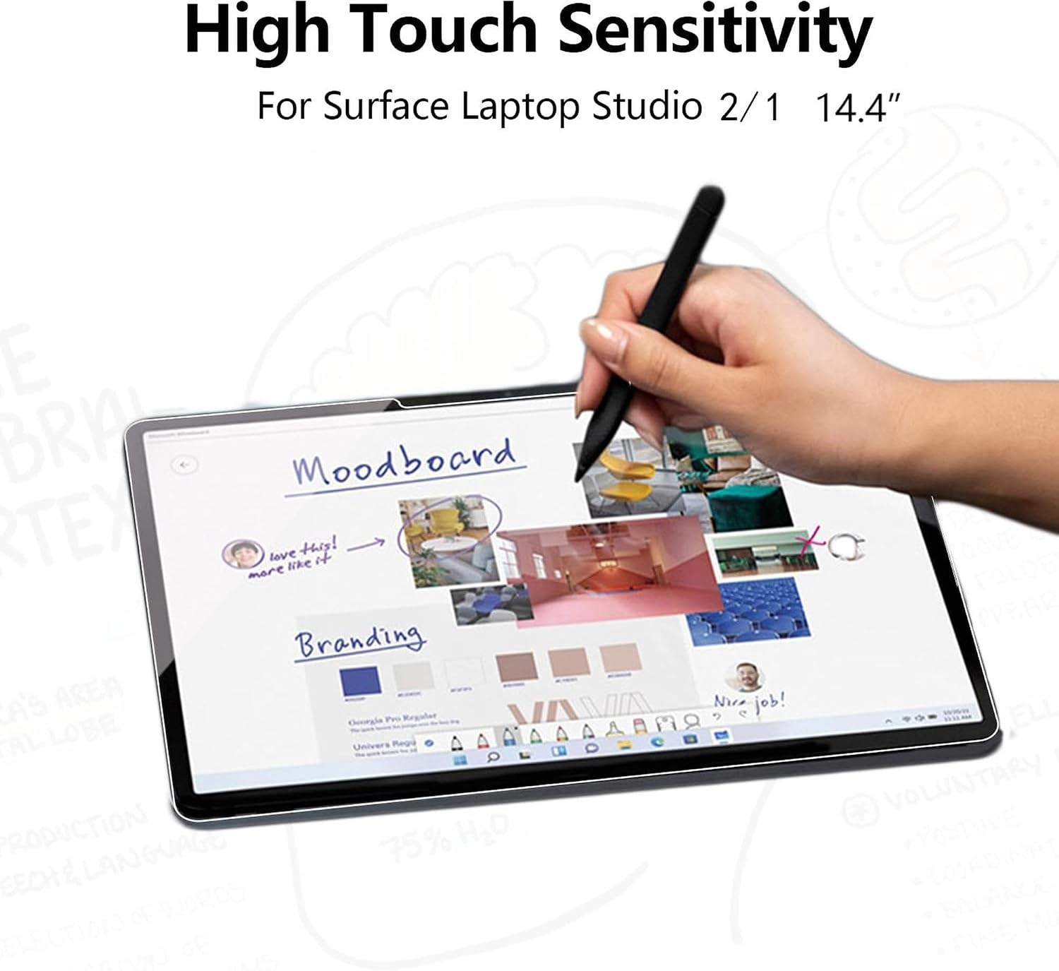 ArmorShield Screen Protector for Surface Laptop Studio 2/1, 14.4 Inch HD Clear F