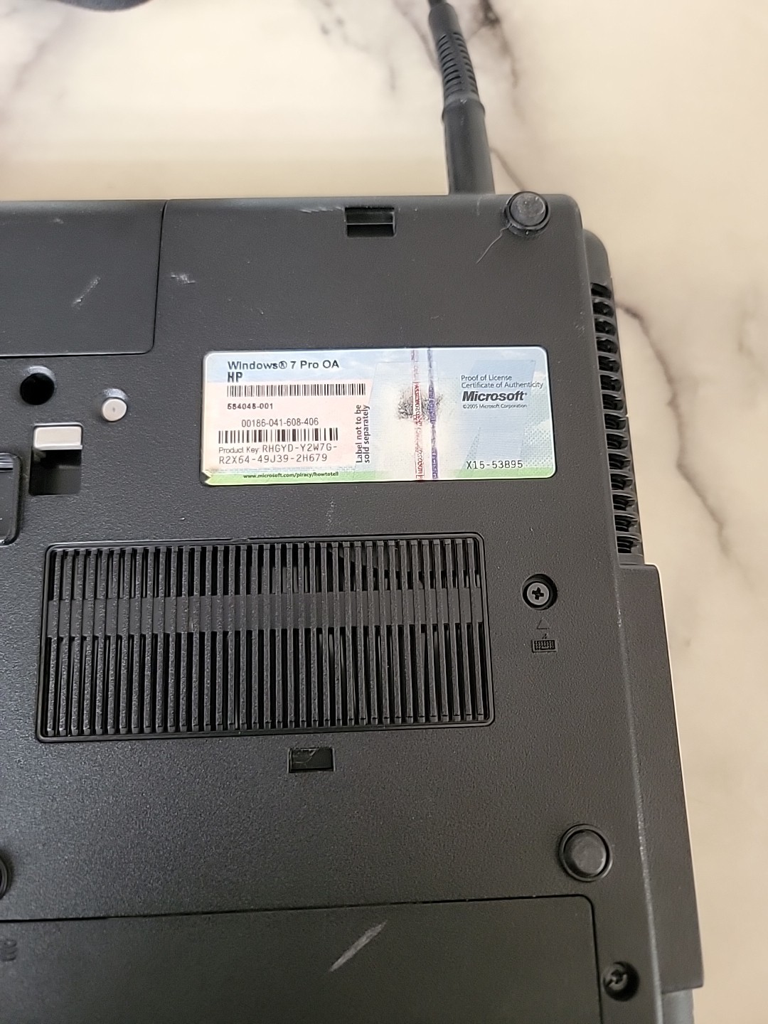HP ProBook 6545b Windows 7 Laptop. Memory Wiped Hard Drive Empty.