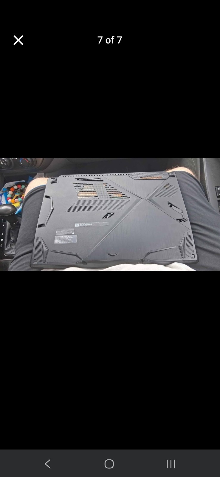 MSI GF65 Thin Gaming Laptop i5 12th Gen RTX 2050 16GB 15.6″ Black No Os Not Work