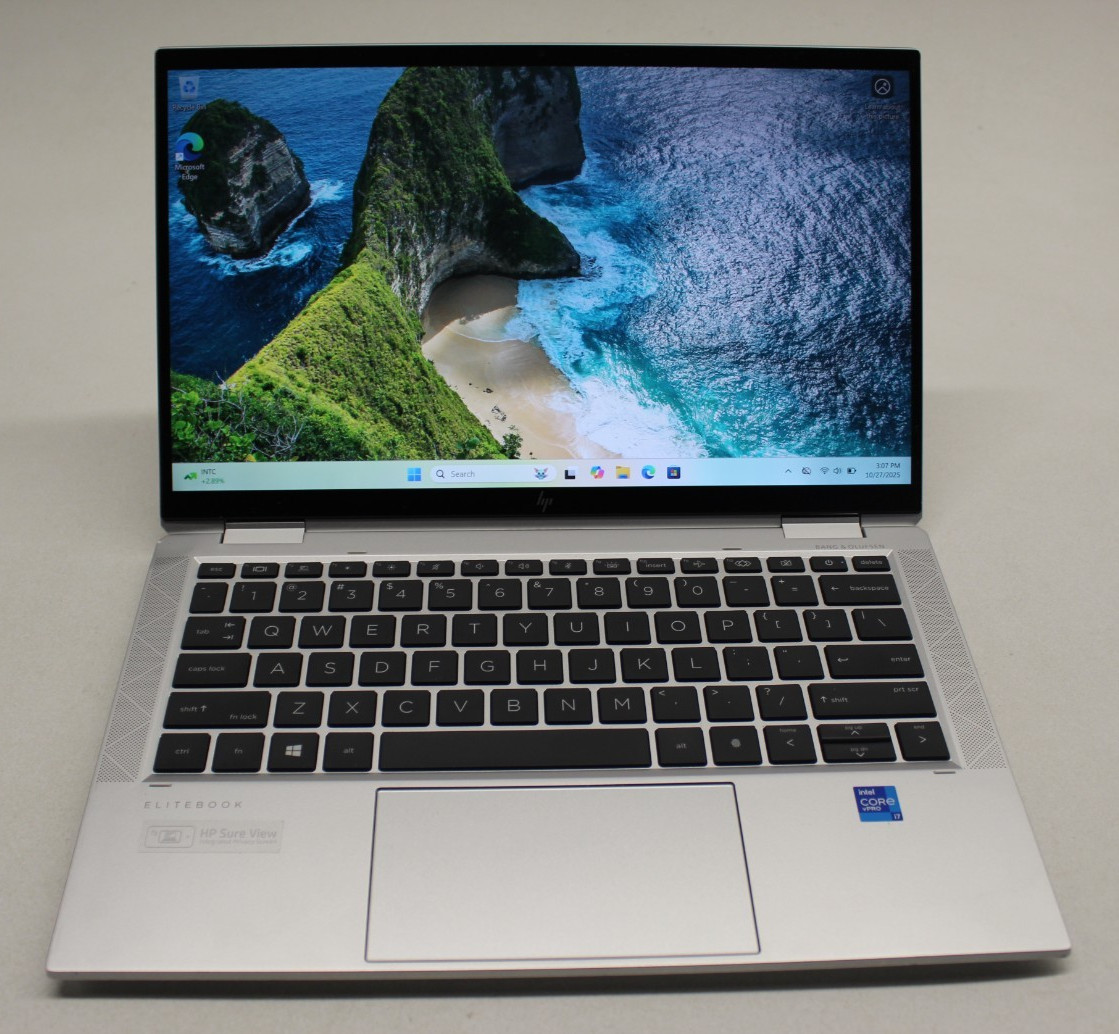 HP Elitebook X360 1030G8 I7-1185G7 512GB NvME SSD 16GB LPDDR4 Win11Pro*TS C-Des