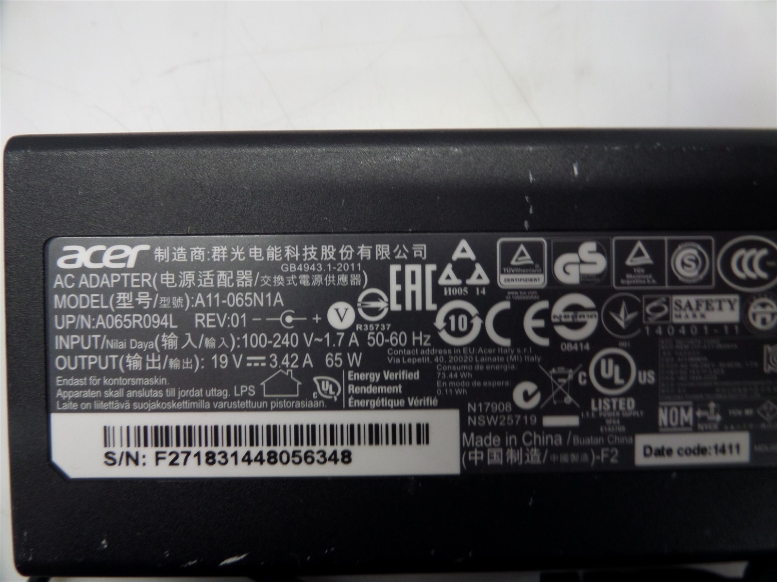 Acer Chromebook C720 Series ZHN 11.6″ Celeron 2957U 1.4GHz CPU 2GB RAM 16GB SSD