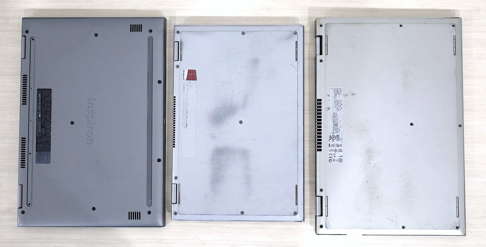 AS-IS LOT of 3 Dell Laptops – Inspiron : 13-5368, 13-7347, 11-3000 – No HDD’s