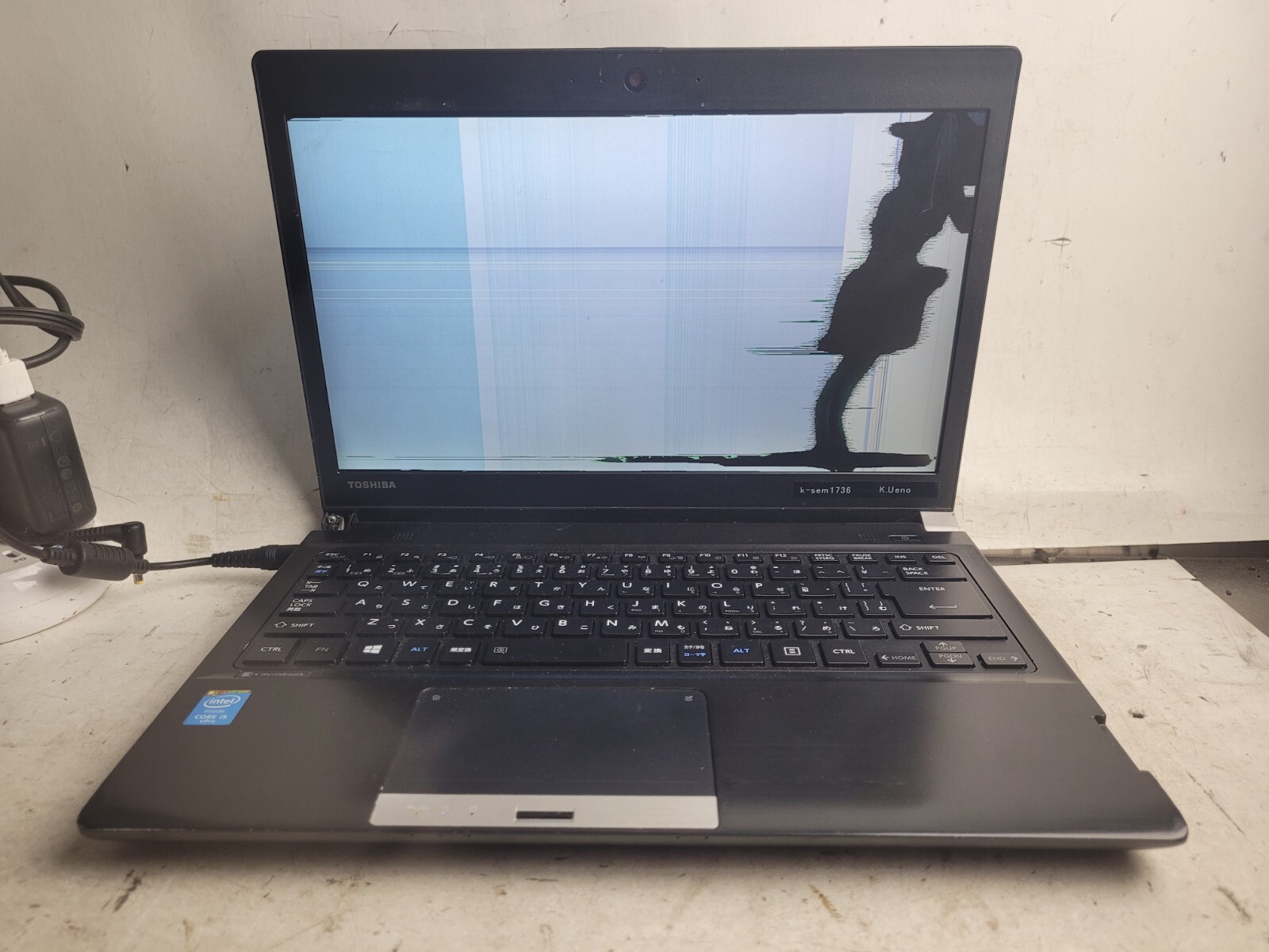 Toshiba Dynabook R734/K w/Core i5 4TH Gen, 4GB RAM, 13″ Laptop for Parts #1949