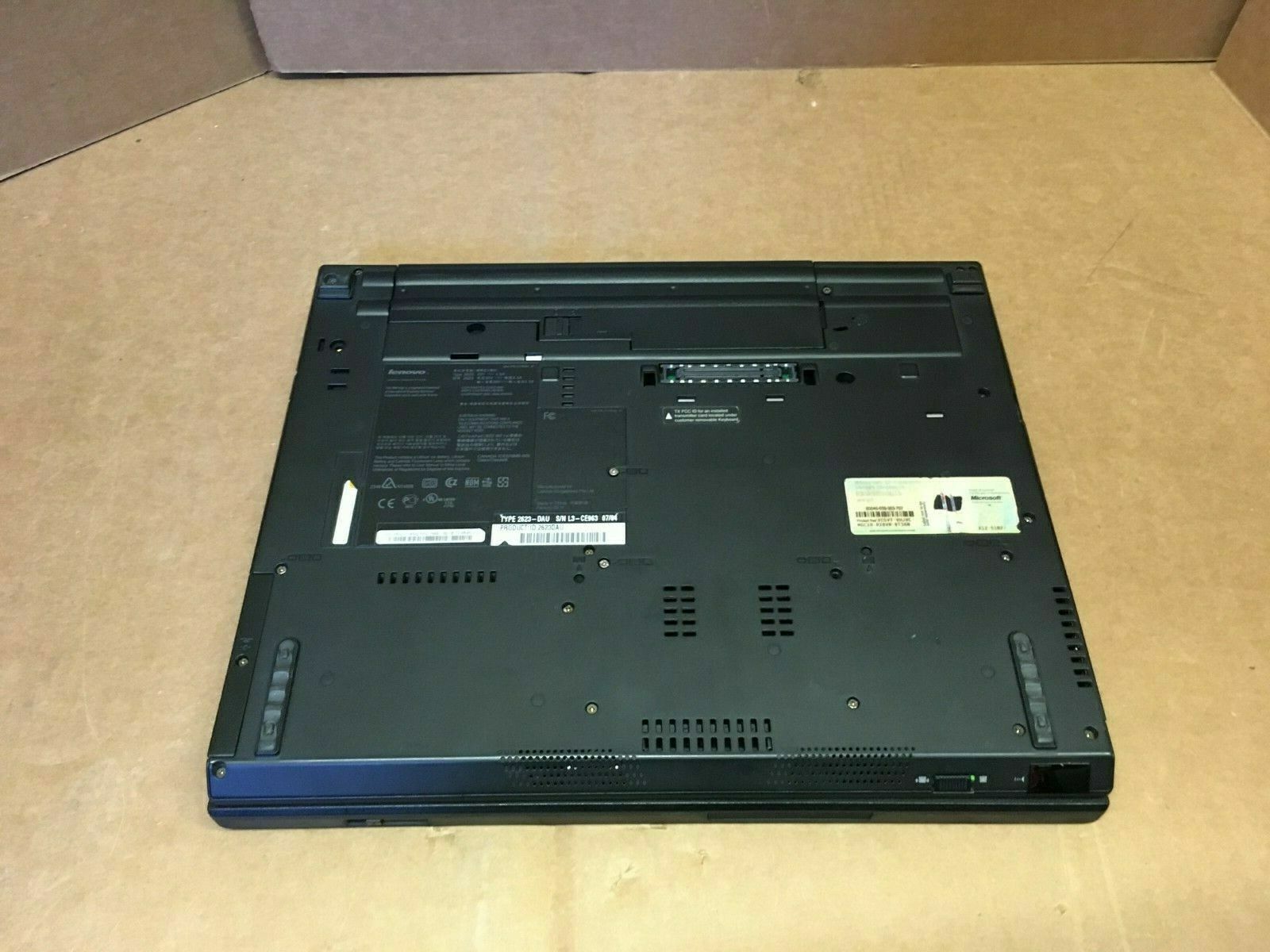 IBM ThinkPad T60 Laptop 15″inch LCD 1.83GHz 60GB HDD 1GB RAM Windows XP Pro