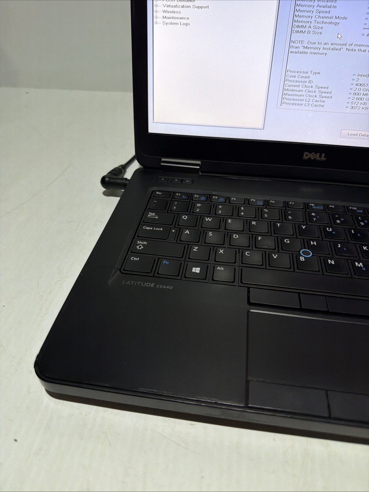 Dell Latitude E5440 14″ Laptop i5-4310U 4gb Ram No Drives Boots Bios No P/S