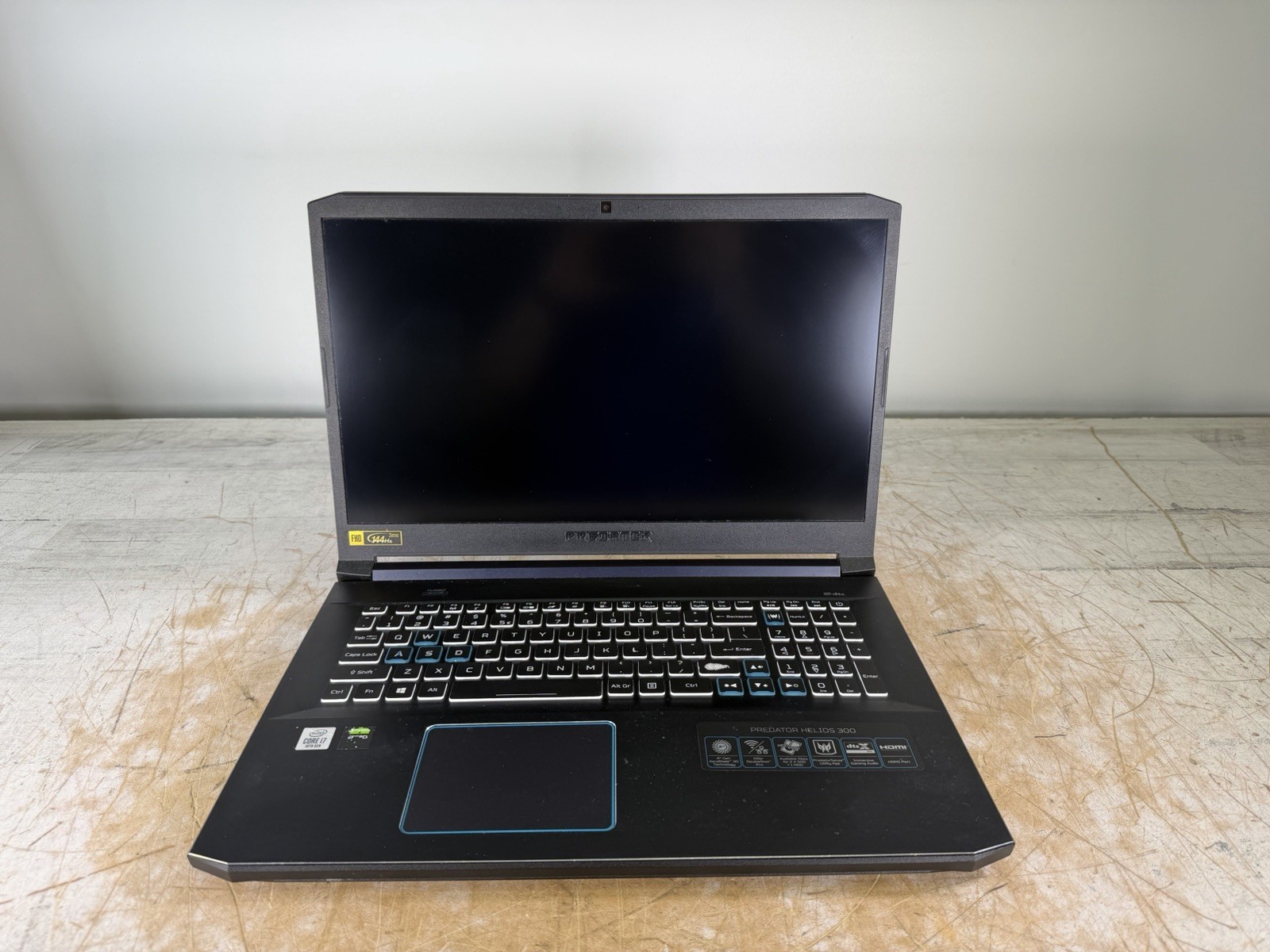 ACER PREDATOR PH317-54 i7-10750H @ 2.60 GHz, 8GB RAM, NO HDD/OS – (FOR PARTS)