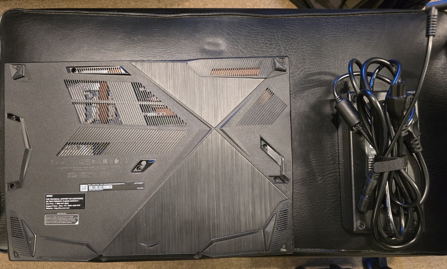 MSI GF63 Thin 11SC Laptop Core I5 11400H, 8GB RAM, 256GB SSD, Windows 11 Home
