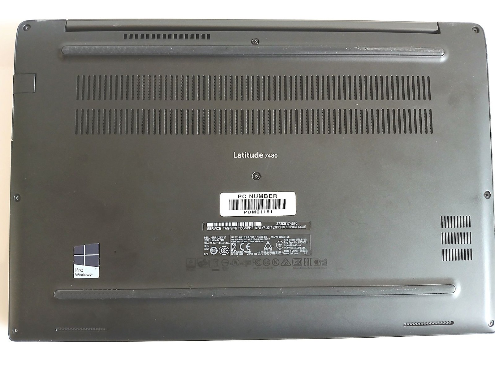 DELL Latitude E7450 Win11 14″ CPU i5-6300u 2.4Ghz 16Gb 256Gb SSD +AC-Free Ship