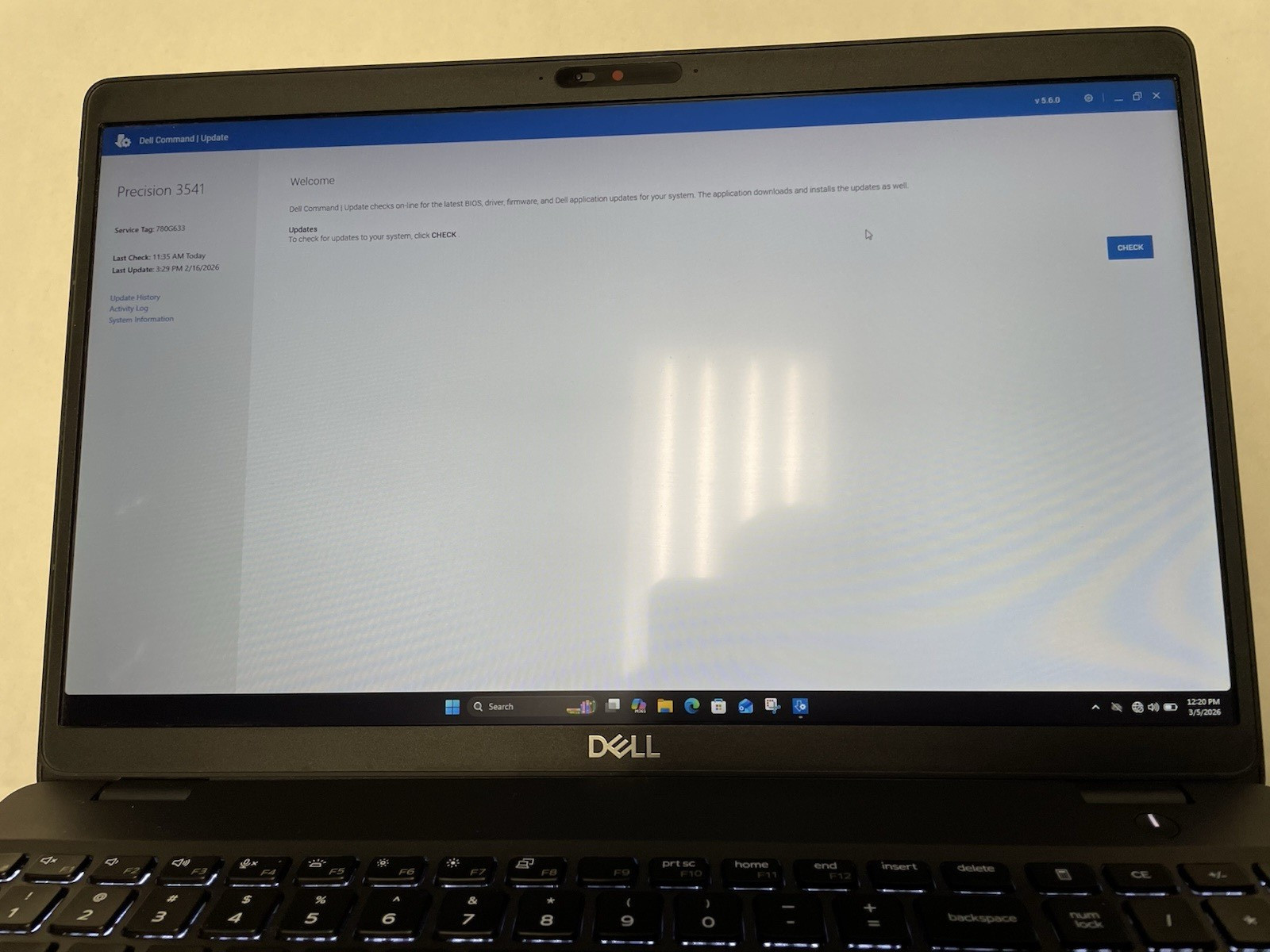 Dell Precision 3541 Mobile Workstation Intel(R) Core(TM)i7-9850H CPU @2.6 GHz 42
