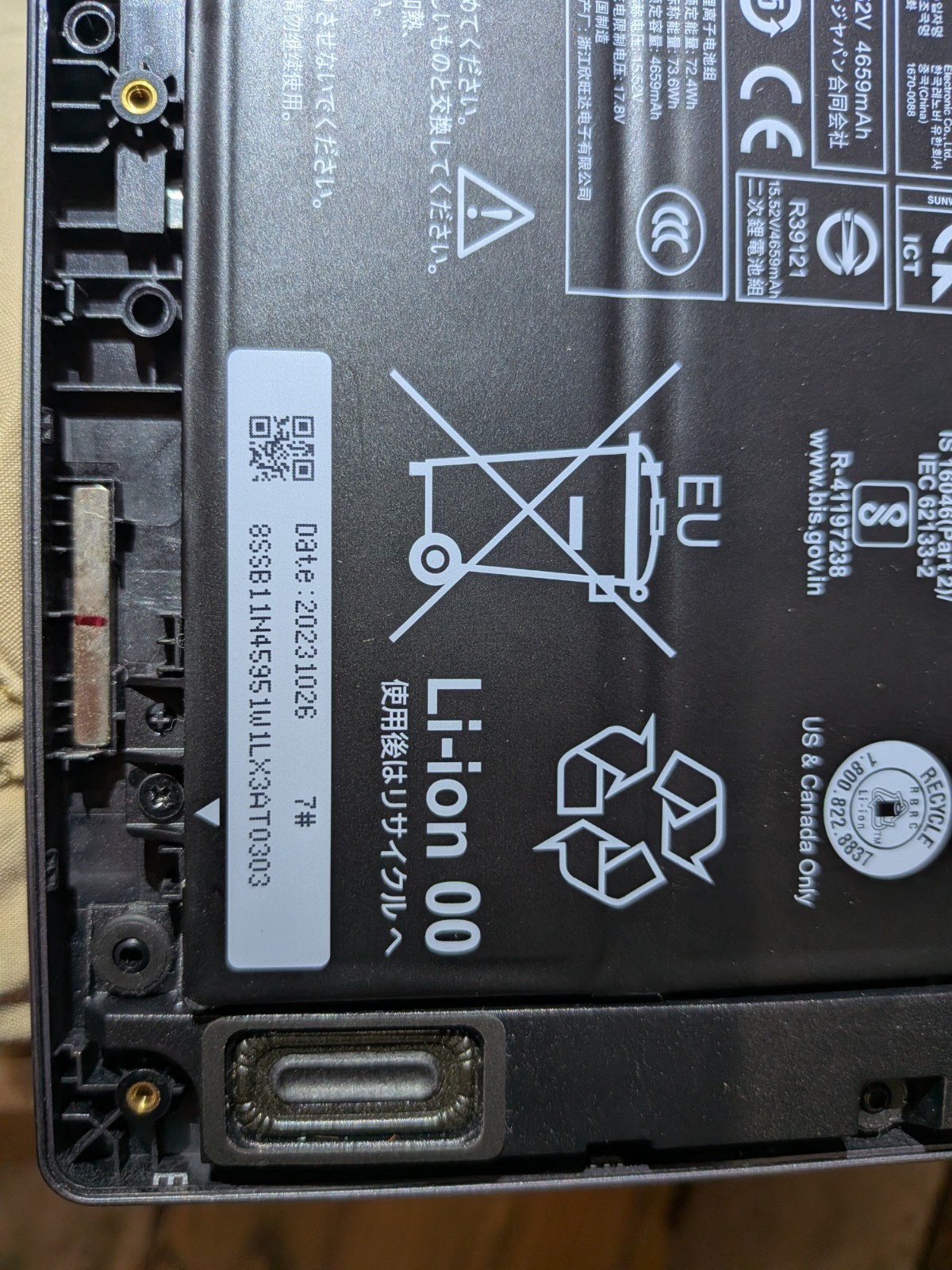 Lenovo Legion Slim 5 14APH8 14.5″ OLED Laptop – FOR PARTS / DEAD MOB + 1 TB SSD