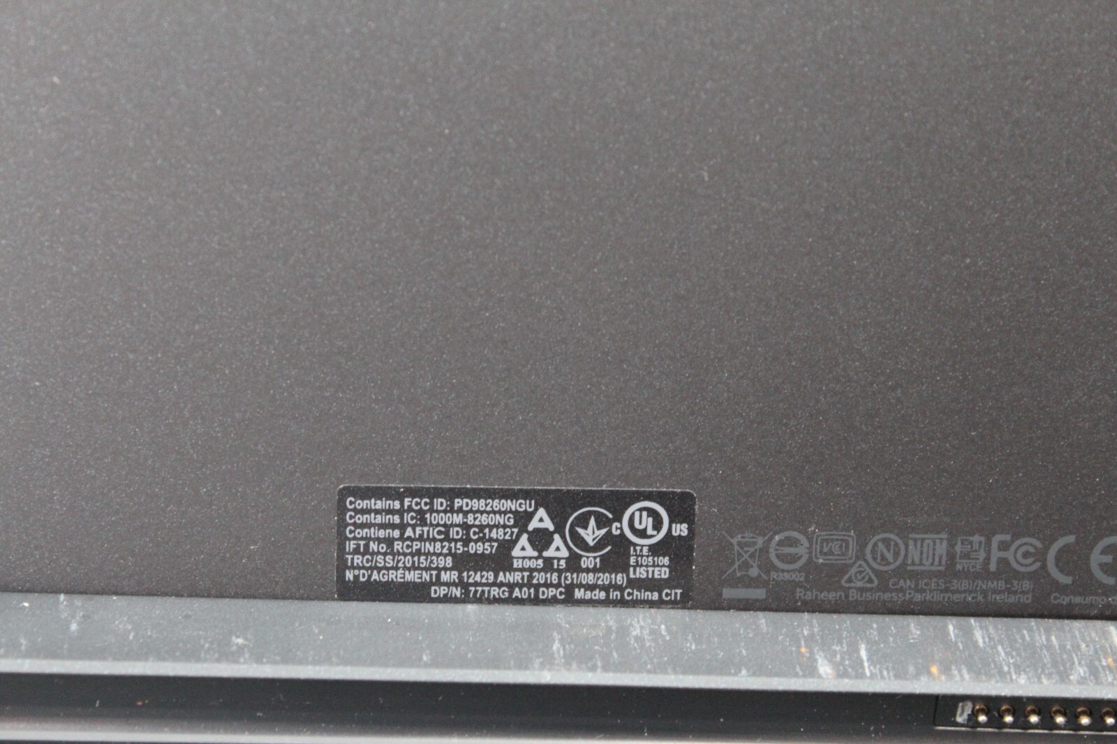 Dell Pro Latitude T02H001 Intel M5 Tablet/Keyboard NO HDD/OS #1P – 92